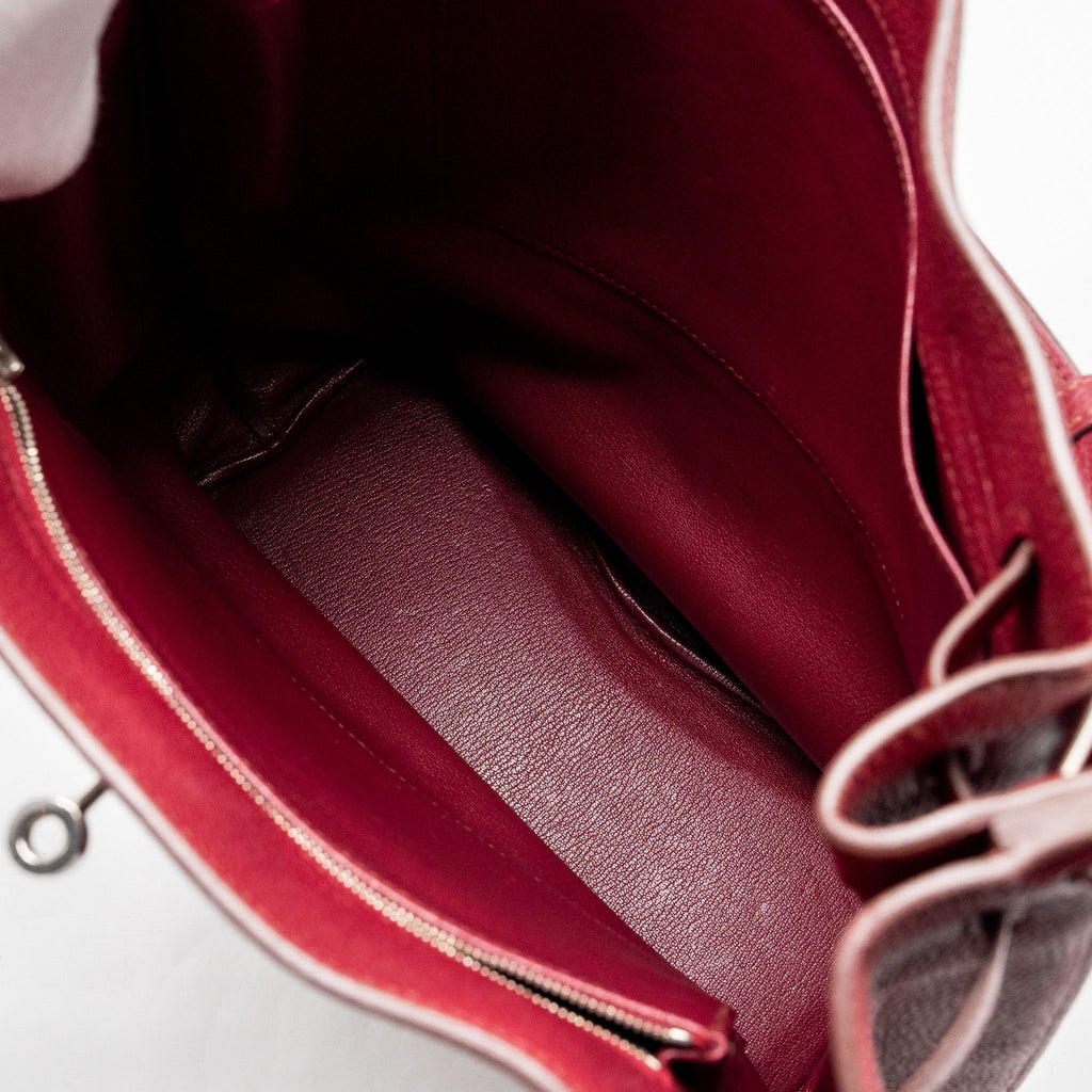 HERMES SO KELLY 26 CLEMENCE ROUGE GRENAT SHW