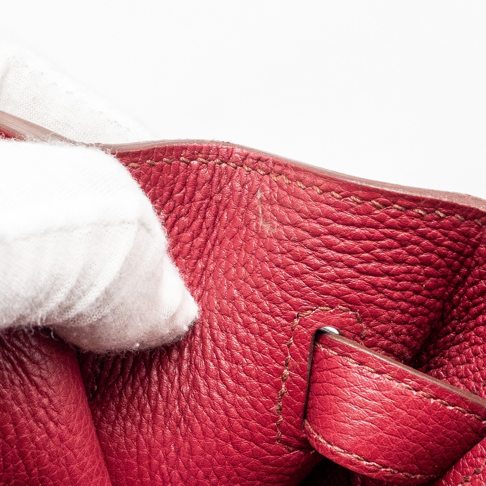 HERMES SO KELLY 26 CLEMENCE ROUGE GRENAT SHW