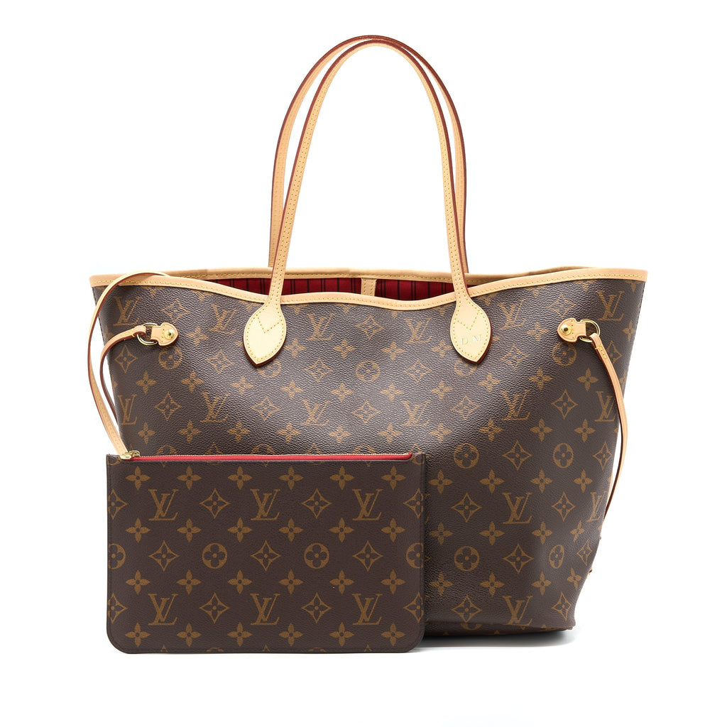 LOUIS VUITTON NEVERFULL MM MONOGRAM CANVAS GHW