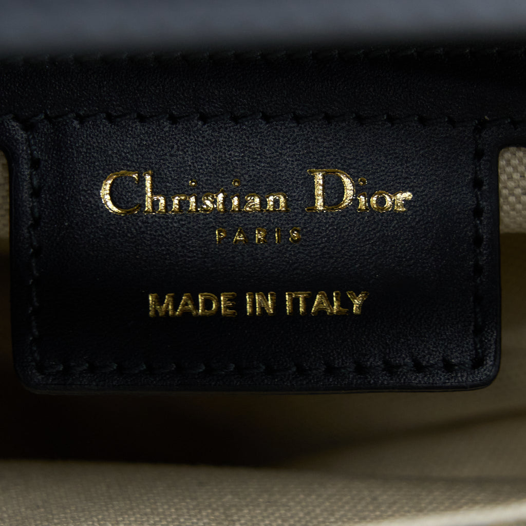 DIOR SADDLE BAG WITH REMOVABLE SHOULDER STRAP BLUE OBLIQUE JACQUARD GHW