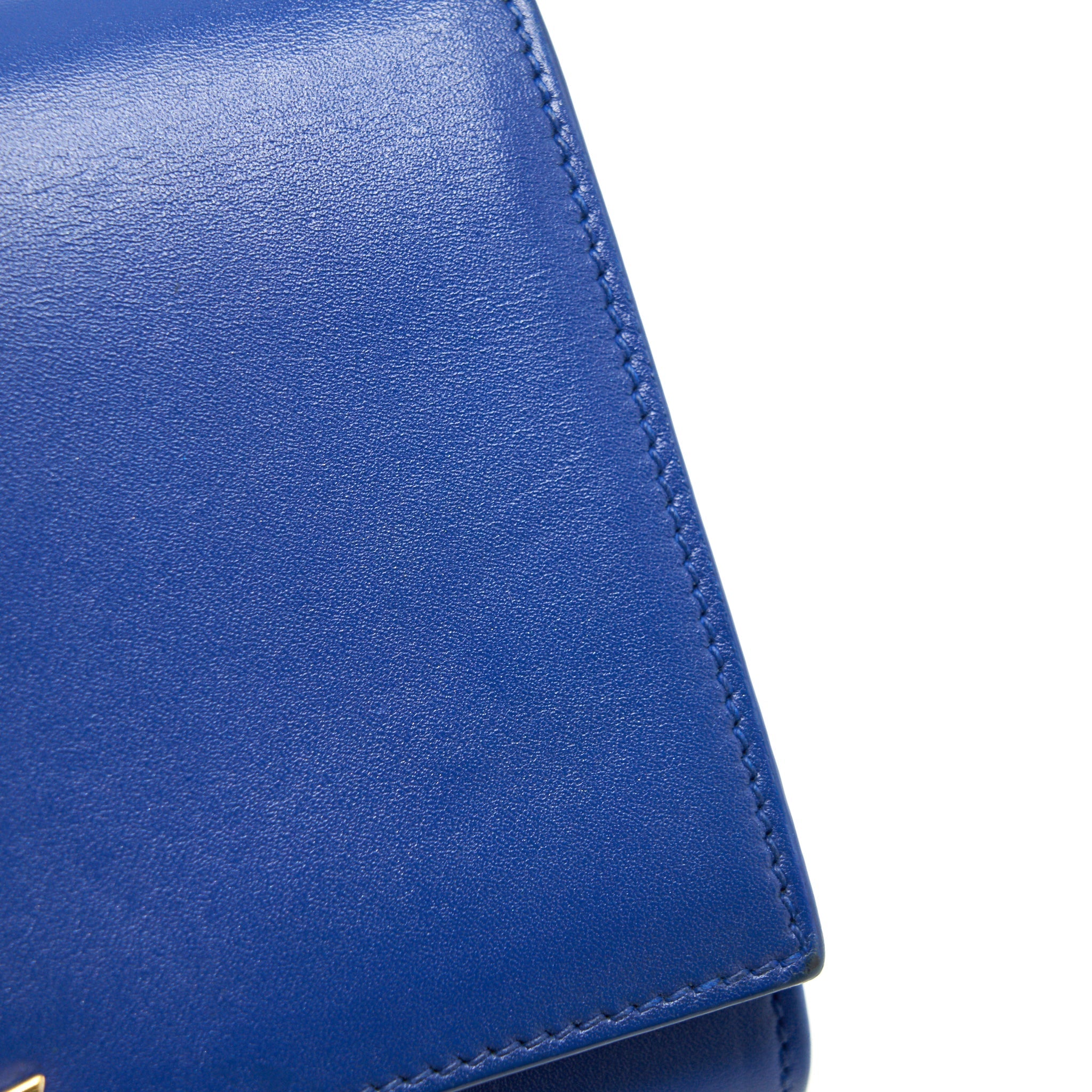 SAINT LAURENT/YSL MINI KATE BAG TASSEL ELECTRIC BLUE GHW