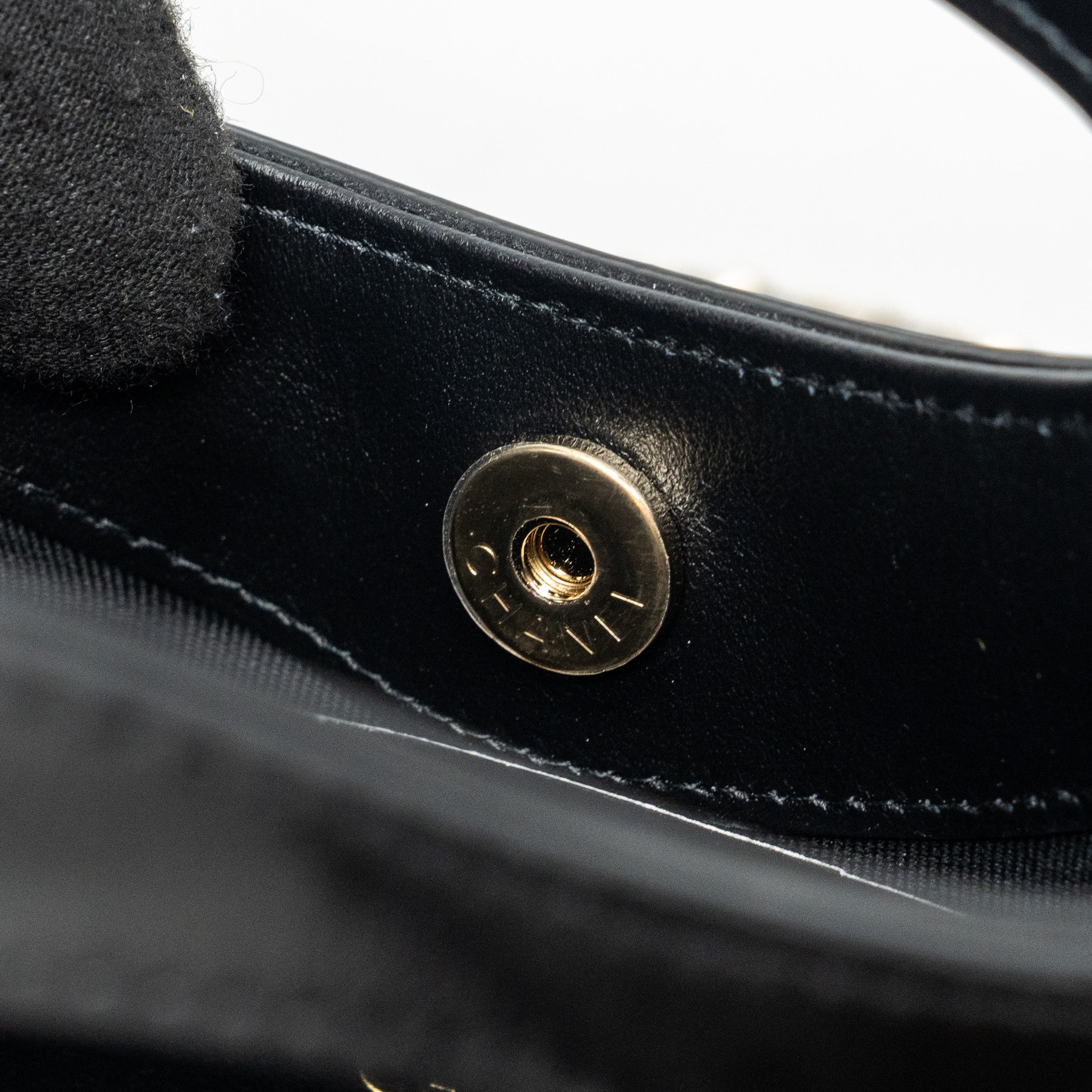 CHANEL 24C MINI 31 CLUTCH WITH CHAIN SHINY CALFSKIN BLACK LGHW (MICROCHIP)