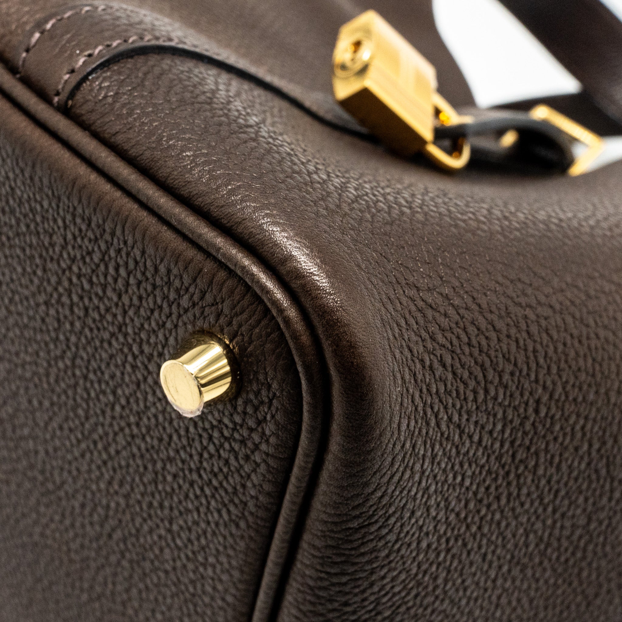HERMES PICOTIN 18 LOCK BAG BARENIA FAUBOURG EBENE GHW