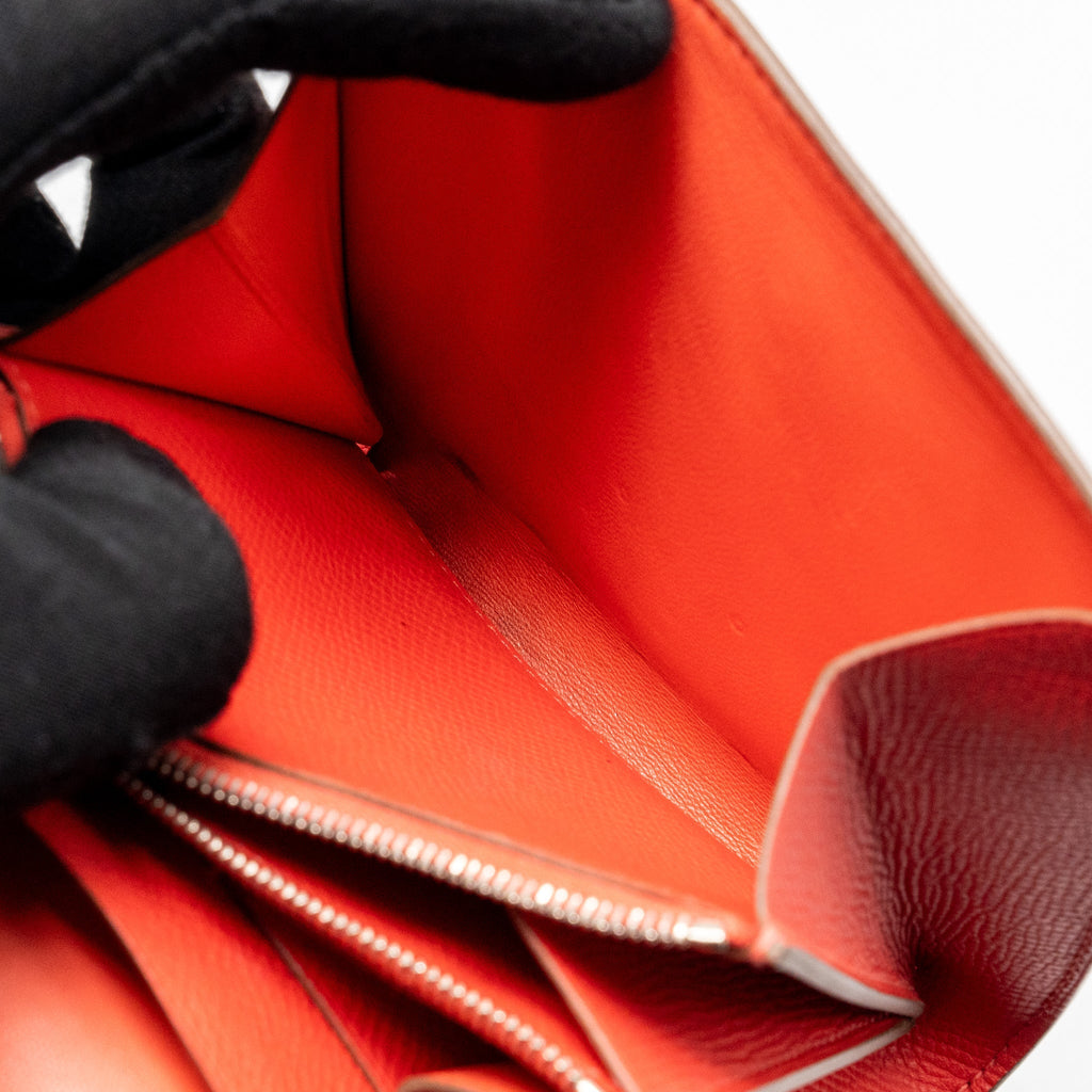 HERMES CONSTANCE WALLET EPSOM RED