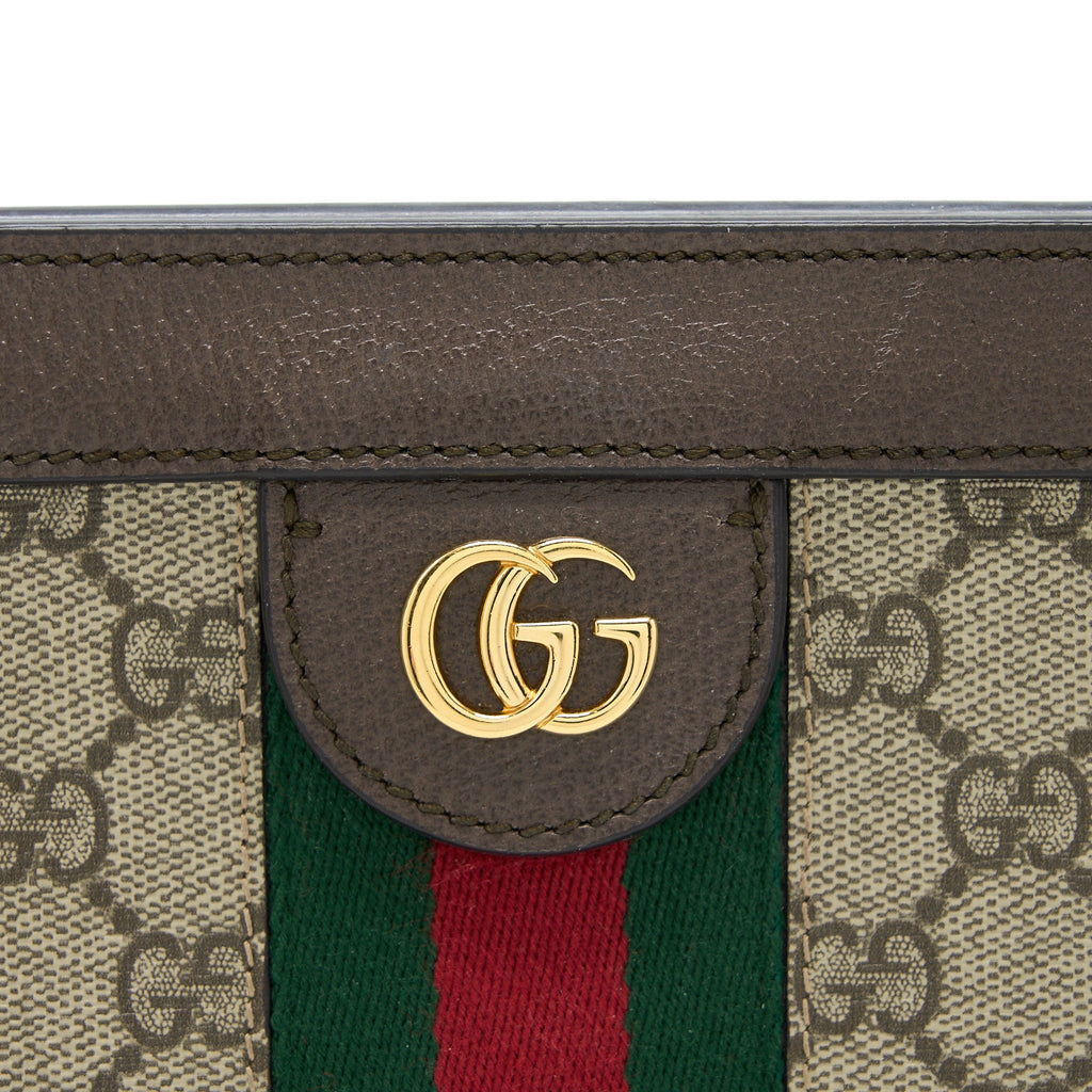 GUCCI OPHIDIA SMALL SHOULDER BAG GG SUPREME CANVAS/LEATHER GHW
