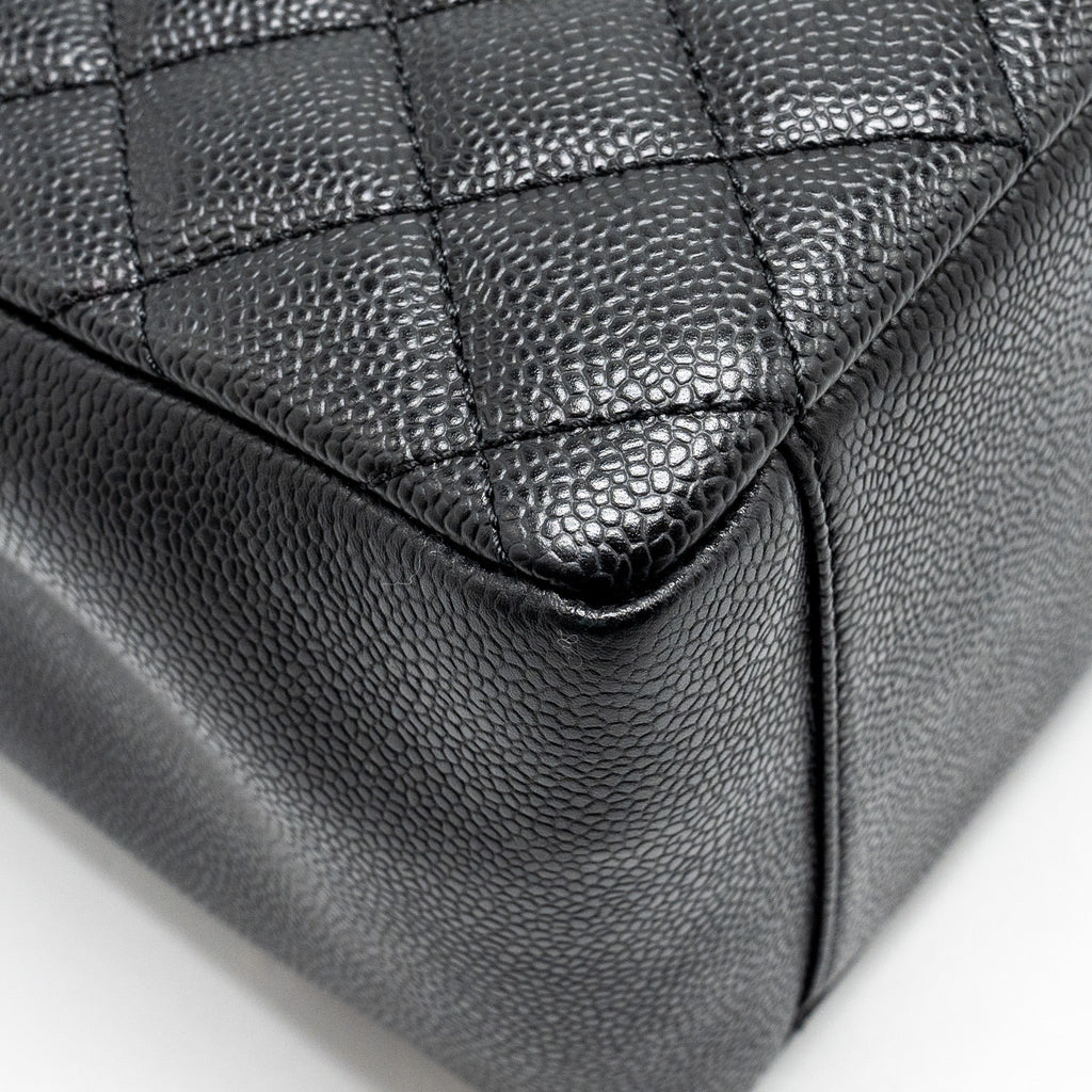 CHANEL GRAND SHOPPING TOTE CAVIAR BLACK SHW