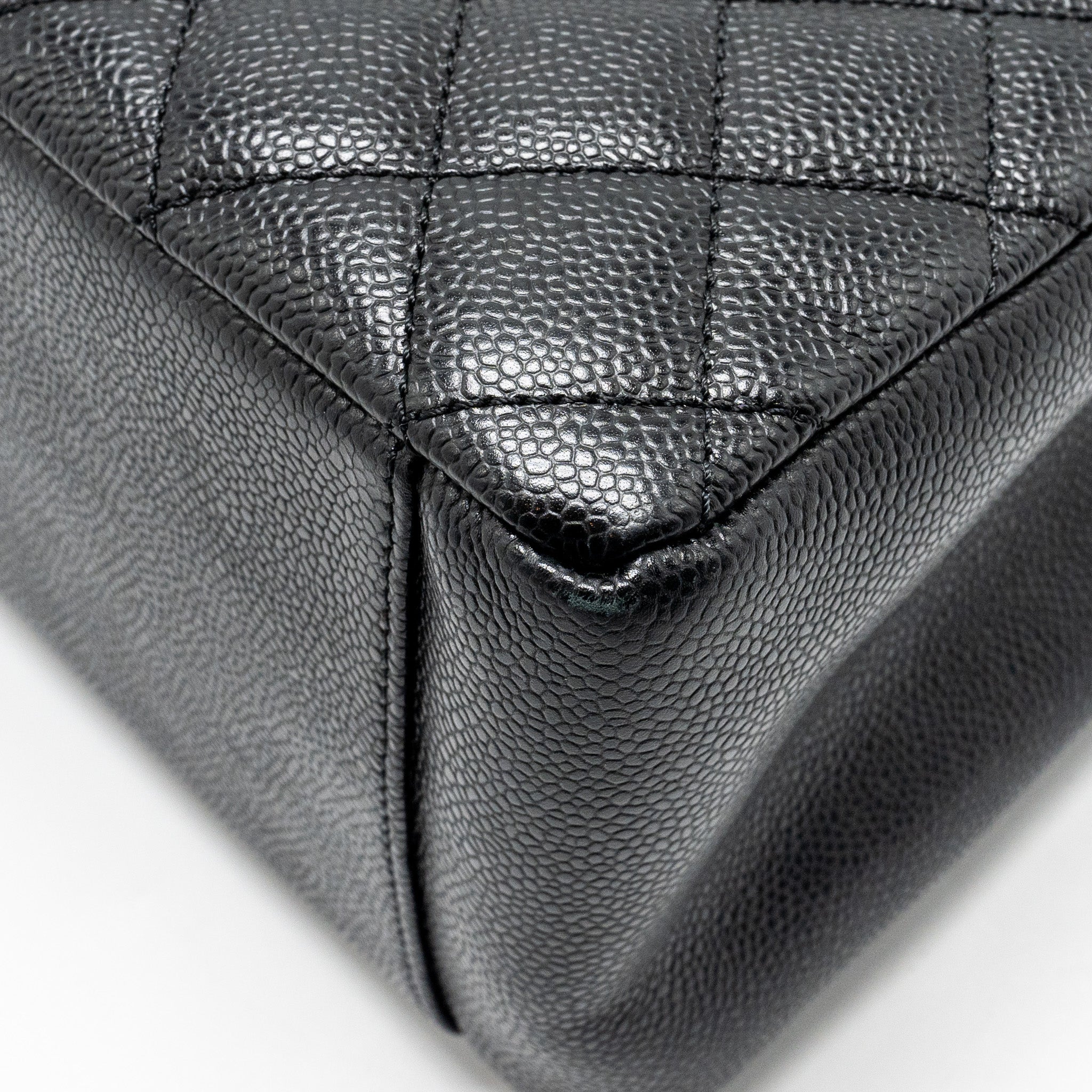 CHANEL GRAND SHOPPING TOTE CAVIAR BLACK SHW