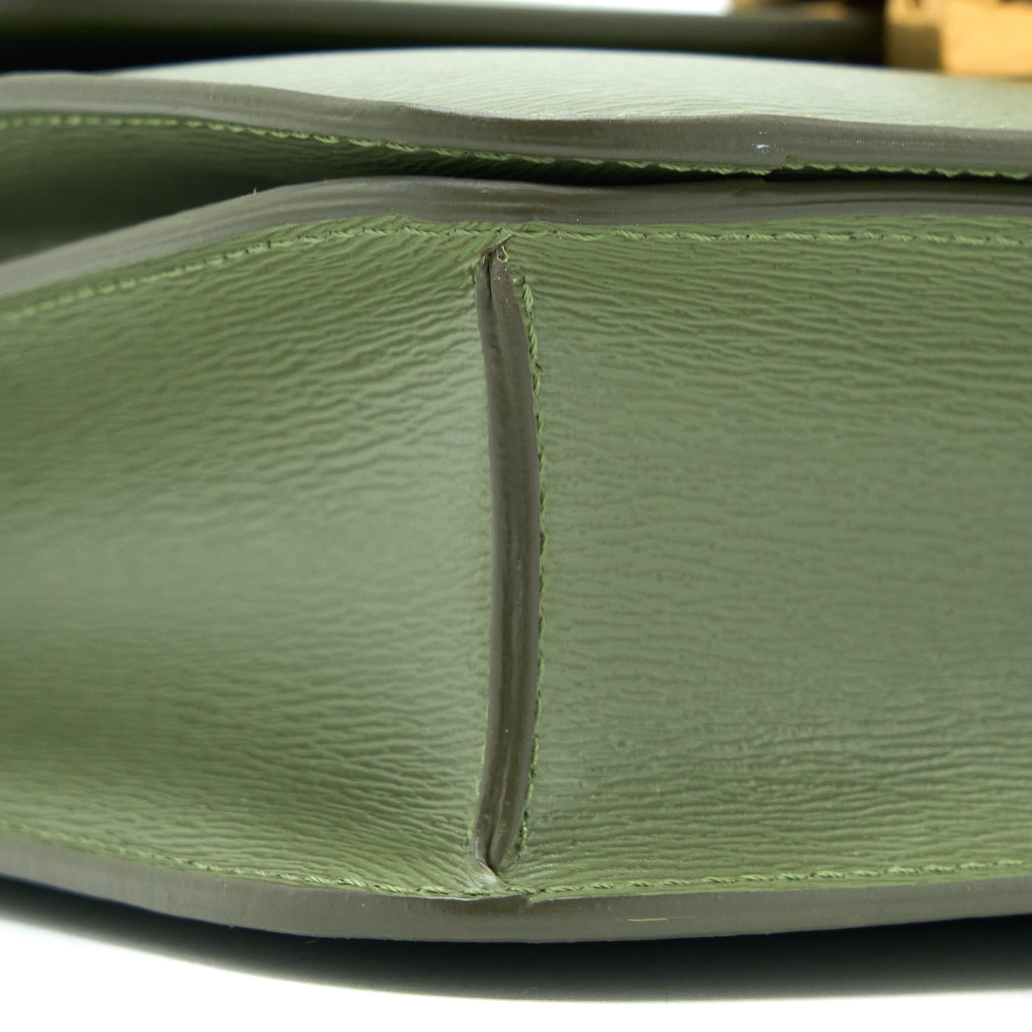 CELINE TEEN BOX CALFSKIN GREEN GHW
