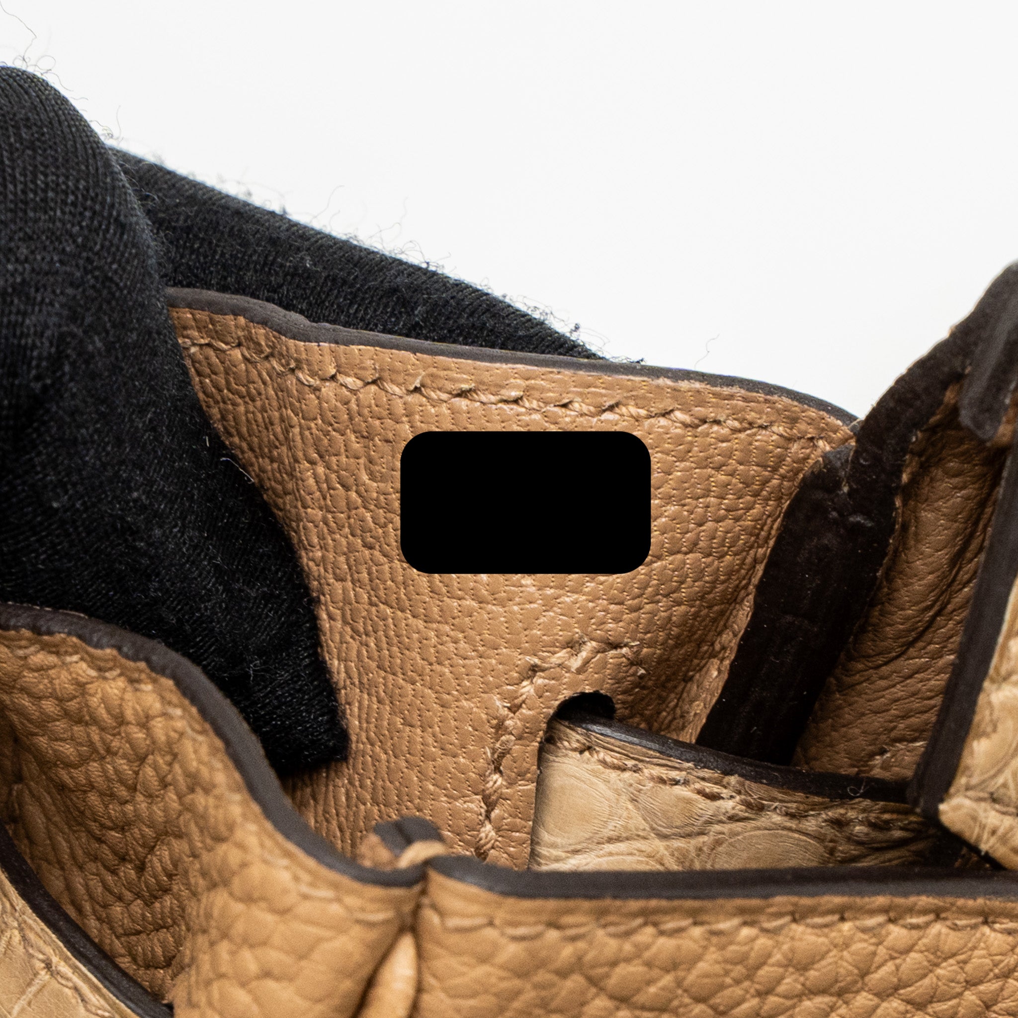 HERMES TOUCH BIRKIN 25 ALLIGATOR MISSISSIPPIENSIS/TOGO CHAI LGHW