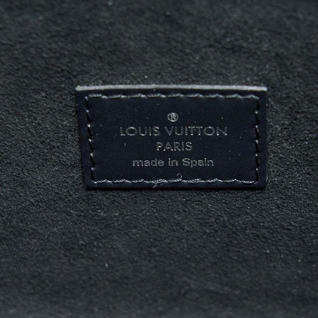 LOUIS VUITTON NEVERFULL MM EPI BLUE DENIM/BLACK SHW