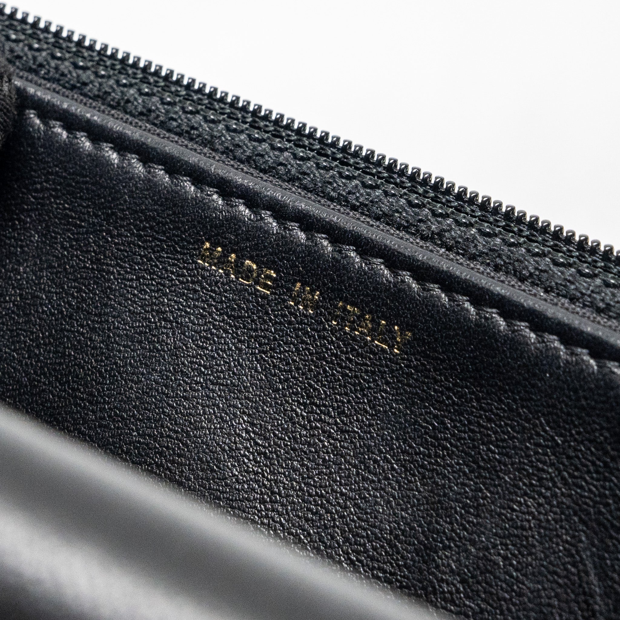 CHANEL BOY WALLET ON CHAIN LAMBSKIN BLACK GHW