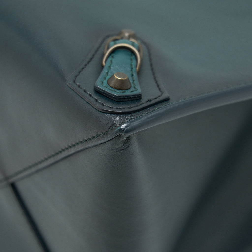 BALENCIAGA TOTE BAG IN DEEP GREEN