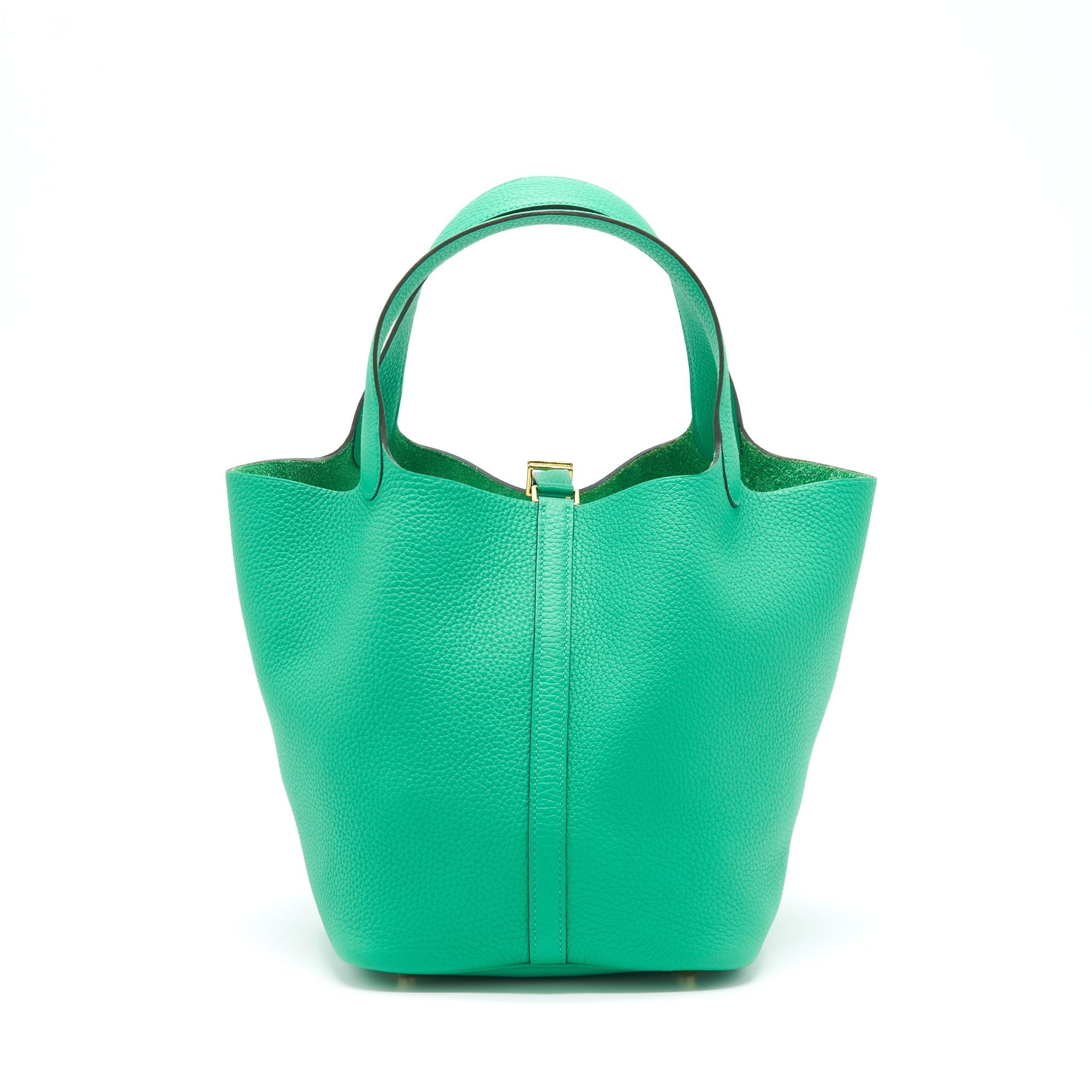 HERMES PICOTIN 22 CLEMENCE MENTHE GHW