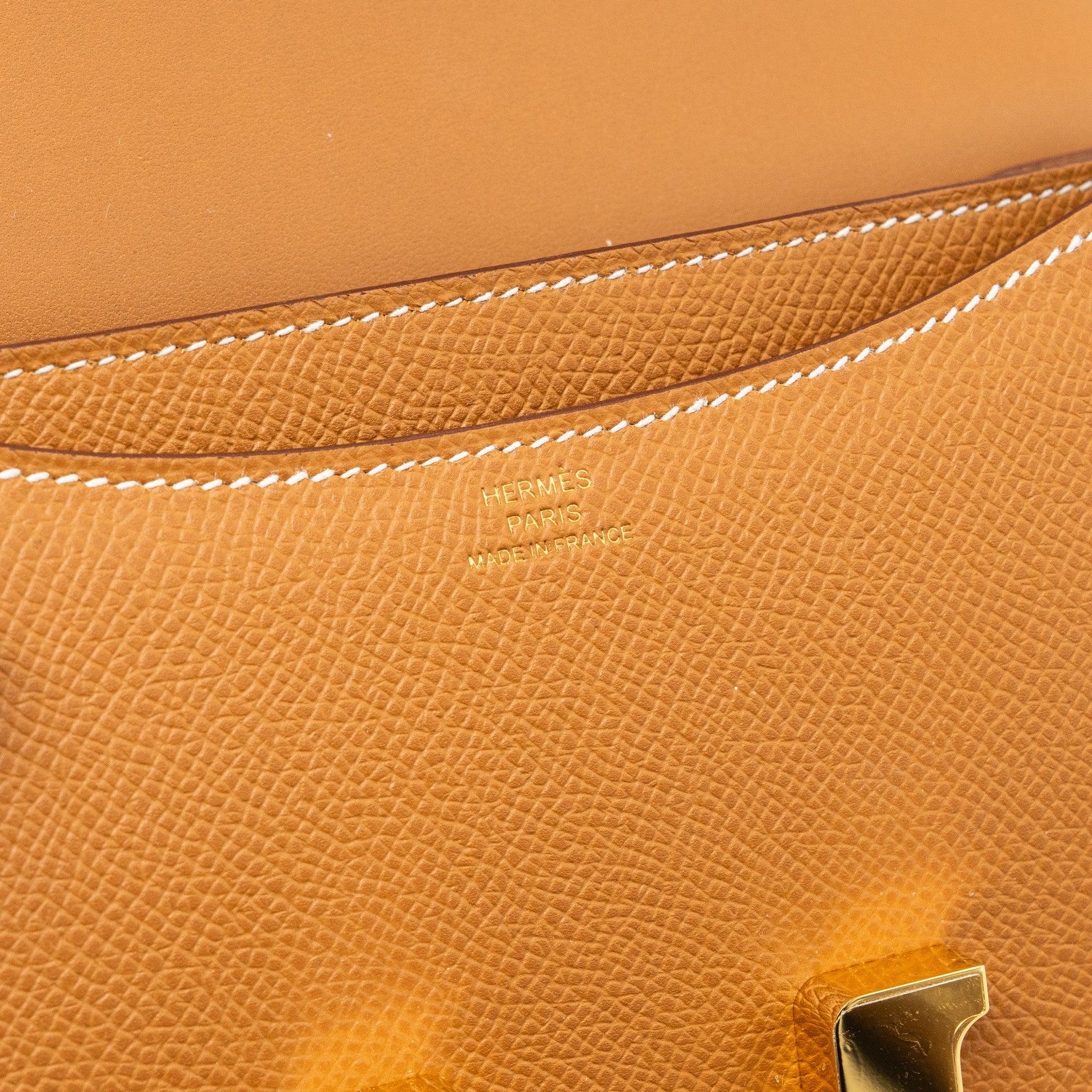 HERMES MINI CONSTANCE EPSOM GOLD GHW