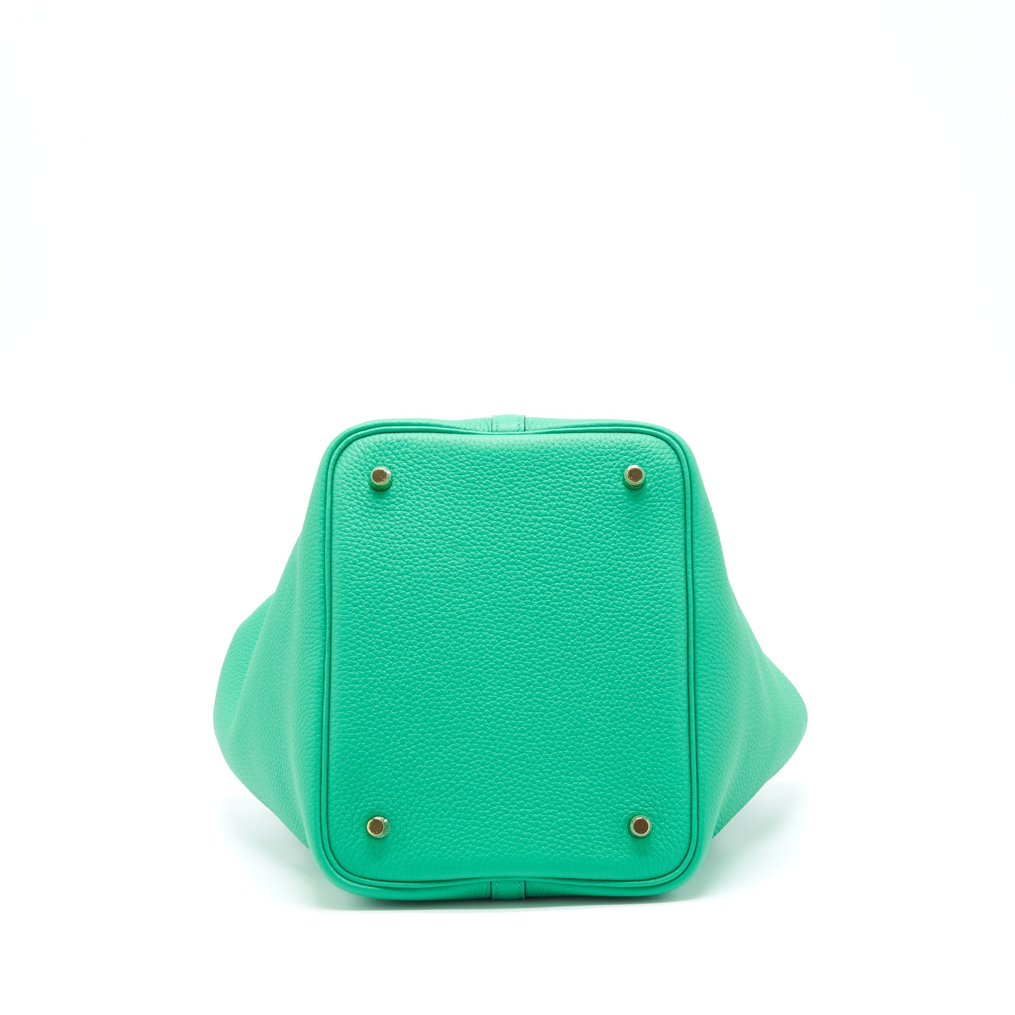 HERMES PICOTIN 22 CLEMENCE MENTHE GHW