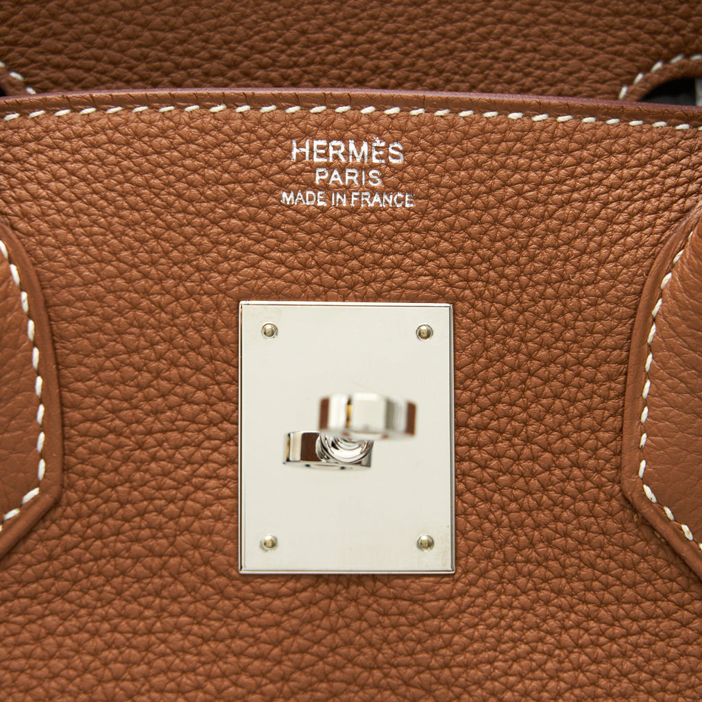 HERMES BIRKIN 30 TOGO LEATHER GOLD WITH SHW