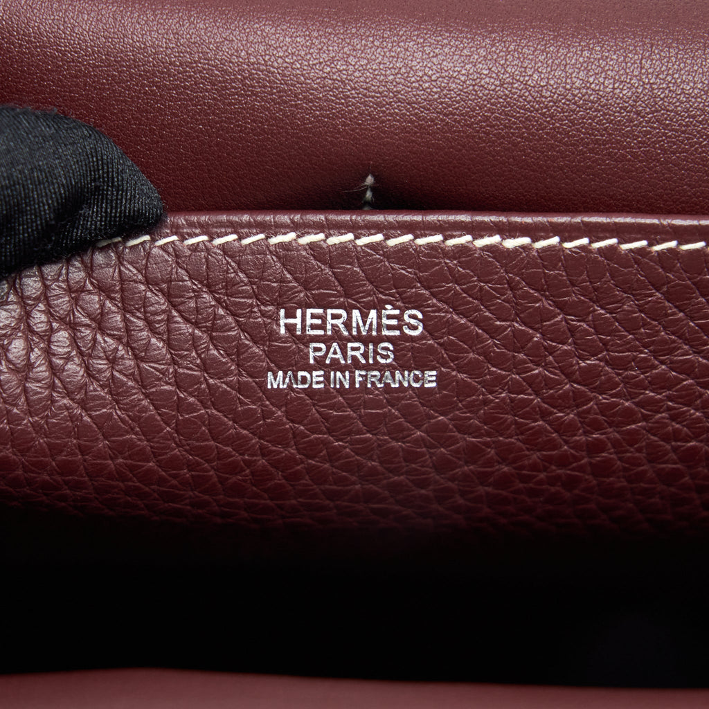 HERMES HALZAN 31 CLEMENCE BORDEAUX SHW