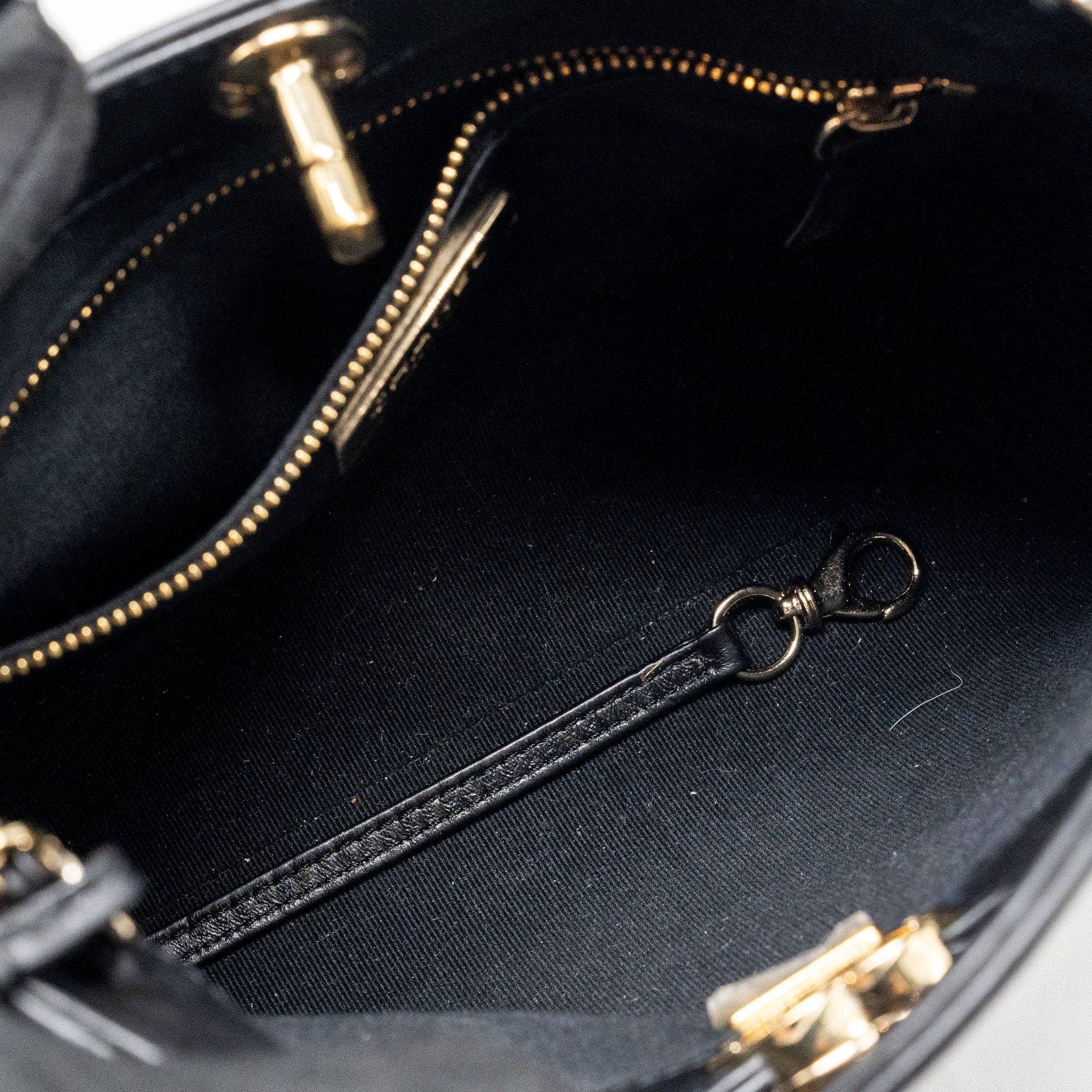 CHANEL MINI 31 BAG CALFSKIN BLACK LGHW (MICROCHIP)