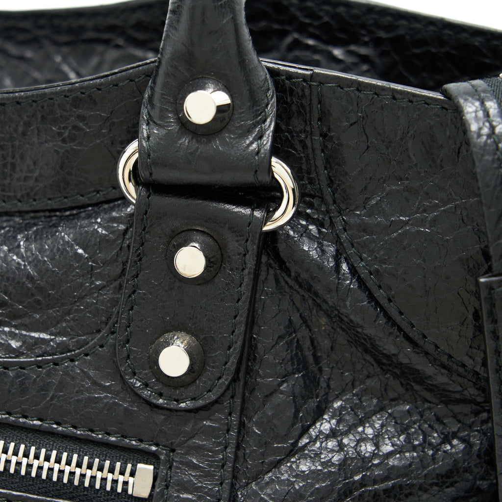 BALENCIAGA SHOULDER HANDBAG IN BLACK IN SHW