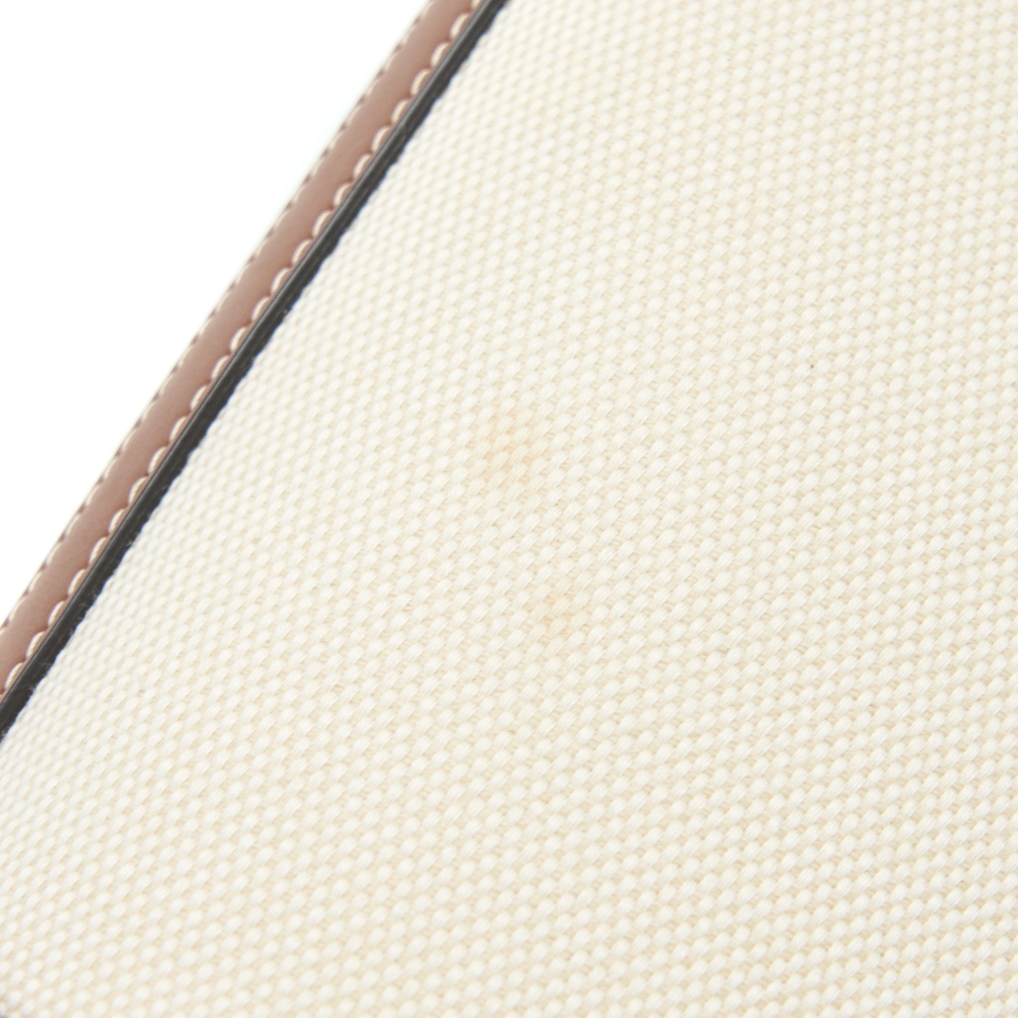 BURBERRY BUCKET BAG CANVAS/ LEATHER BEIGE/ BROWN GHW