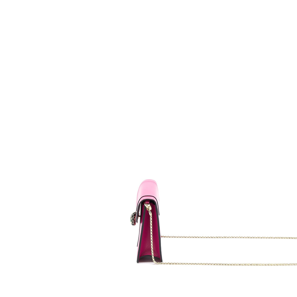 BVLGARI SERPENTI FOREVER WALLET ON CHAIN PINK LGHW