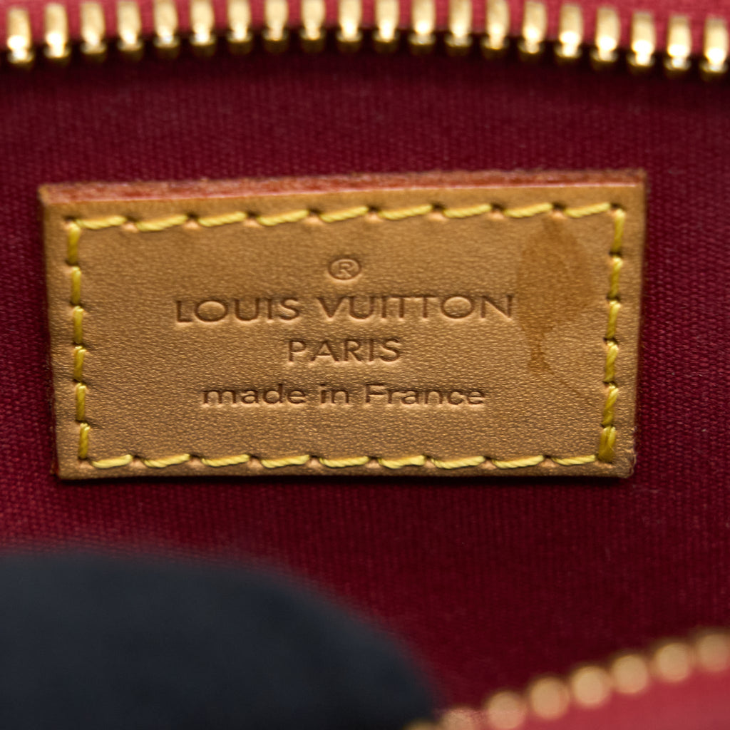 LOUIS VUITTON ALMA BB PATENT RED GHW