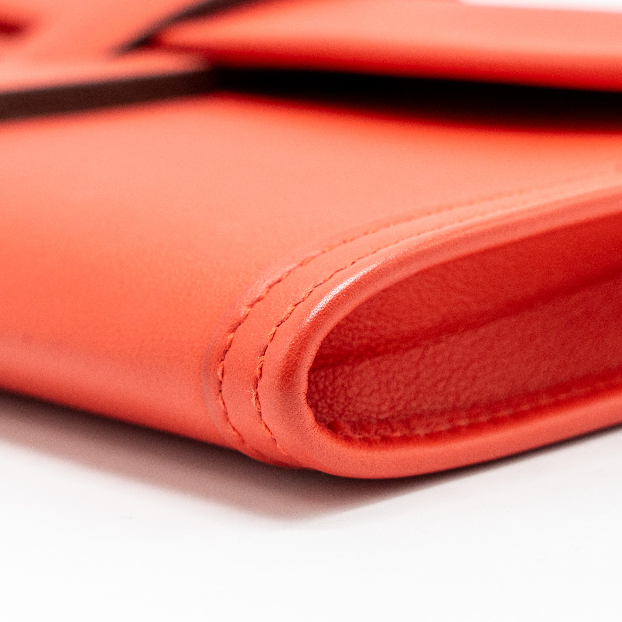 HERMES JIGE ELAN 29 SWIFT LEATHER S5 ROUGE TOMATE