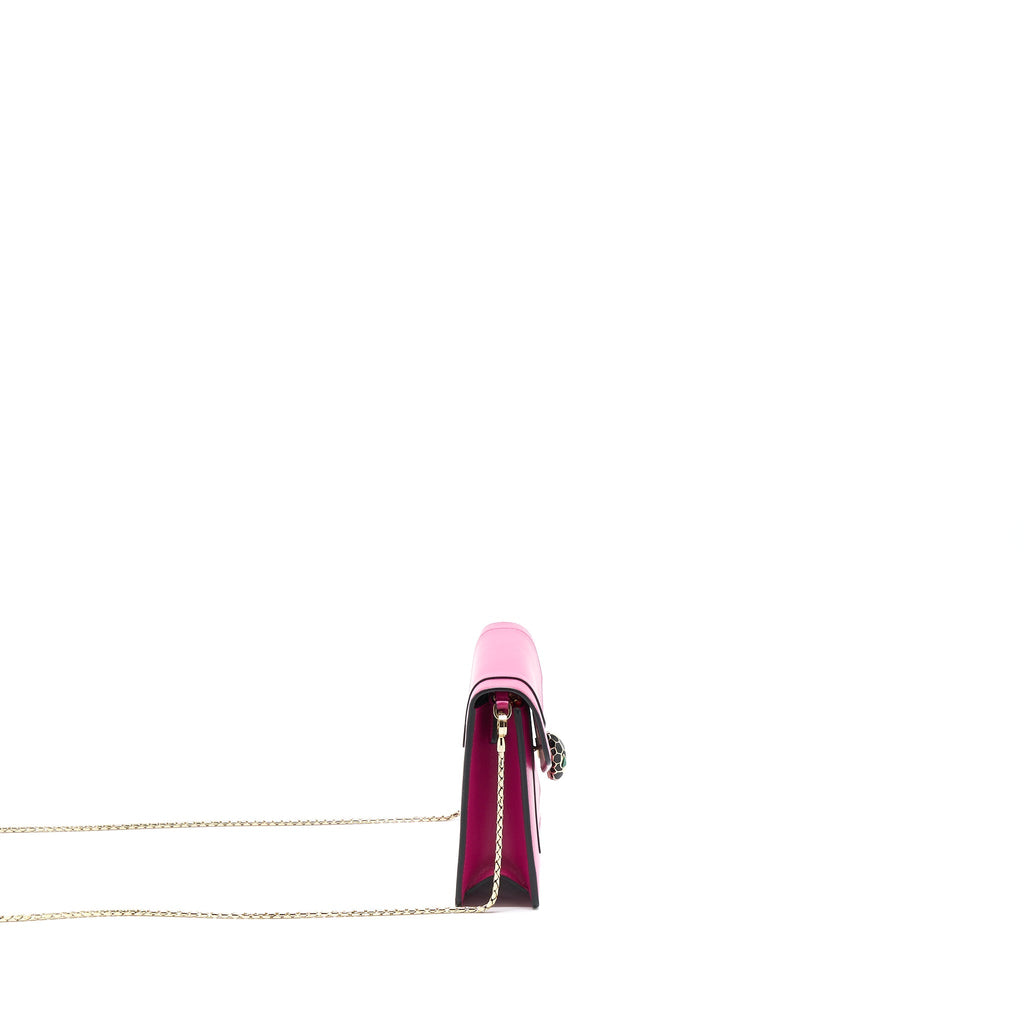 BVLGARI SERPENTI FOREVER WALLET ON CHAIN PINK LGHW
