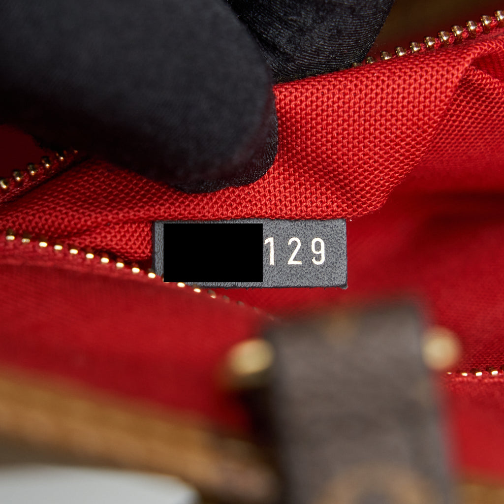 LOUIS VUITTON ON THE GO GM MONOGRAM REVERSE CANVAS GHW
