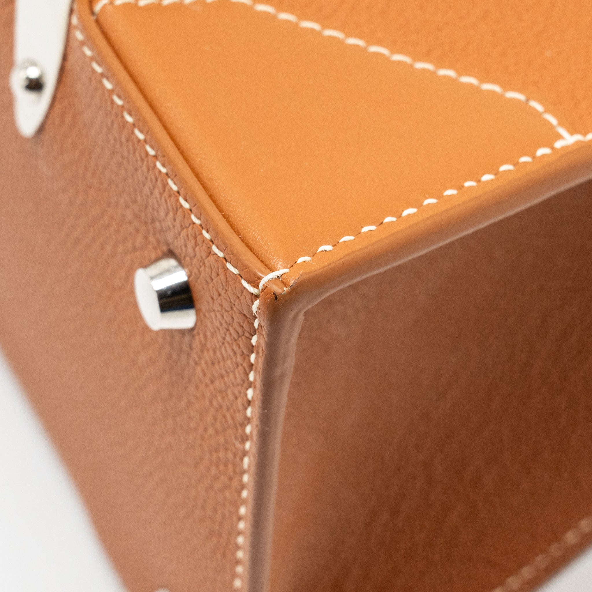GOYARD STRUCTURE SAIGON PM BAG CALFSKIN TAN SHW