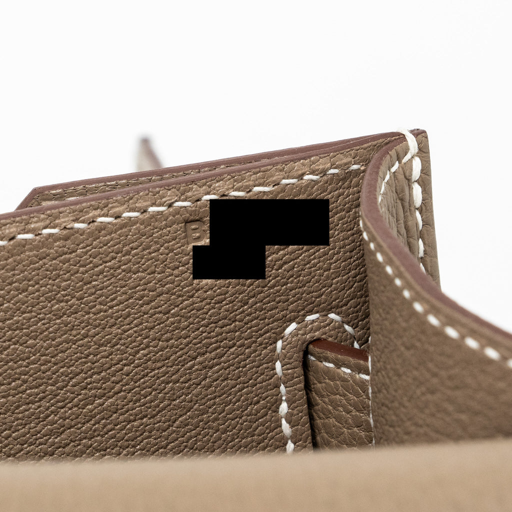 HERMES POCHETTE KELLY DEPECHES 25 TOGO ETOUPE SHW