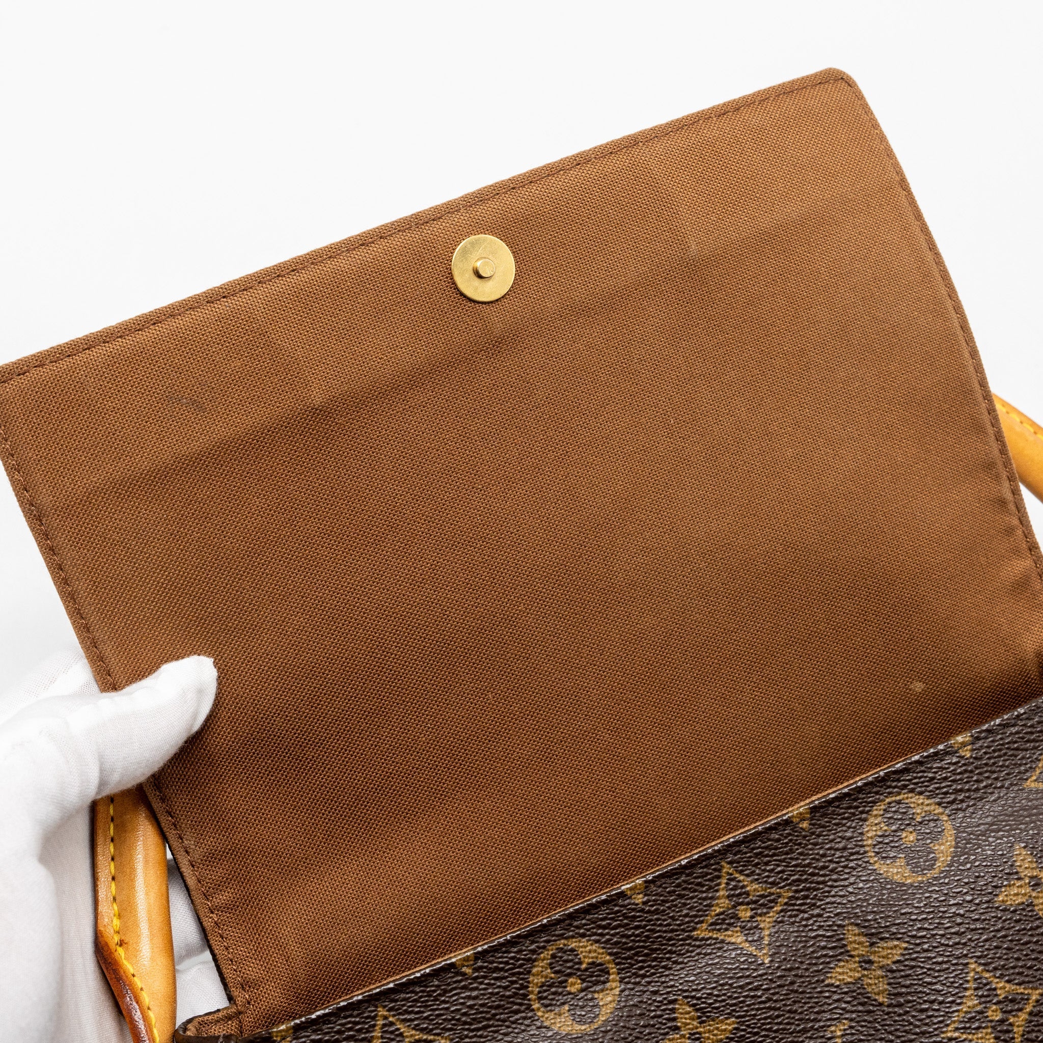 LOUIS VUITTON VINTAGE MINI LOOPING SHOULDER BAG MONOGRAM CANVAS GHW