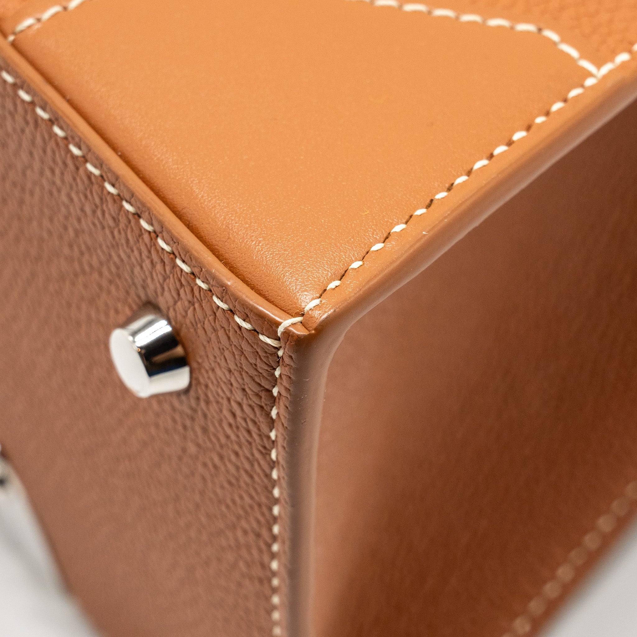 GOYARD STRUCTURE SAIGON PM BAG CALFSKIN TAN SHW