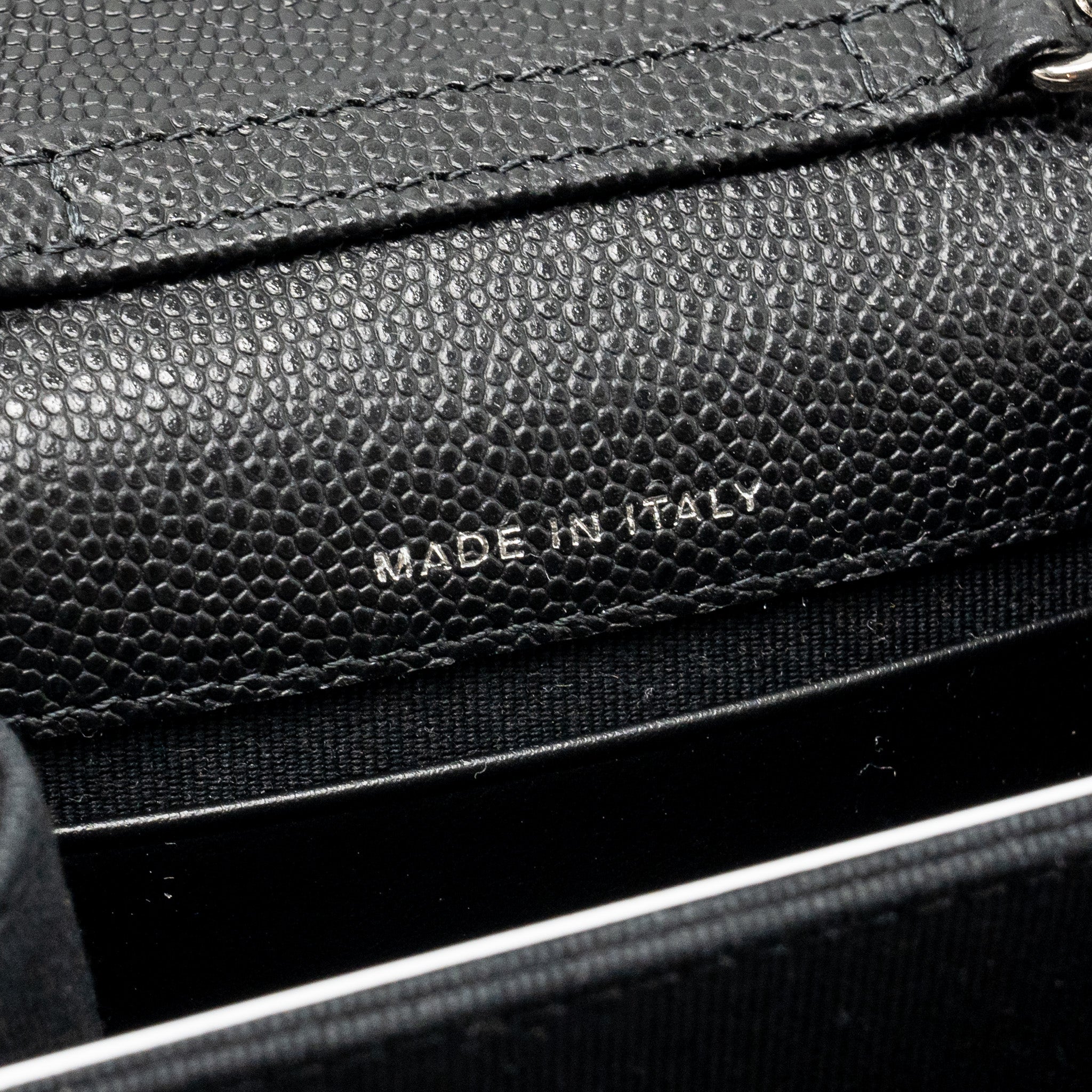 CHANEL 22S MINI CLUTCH WITH CHAIN CAVIAR BLACK SHW