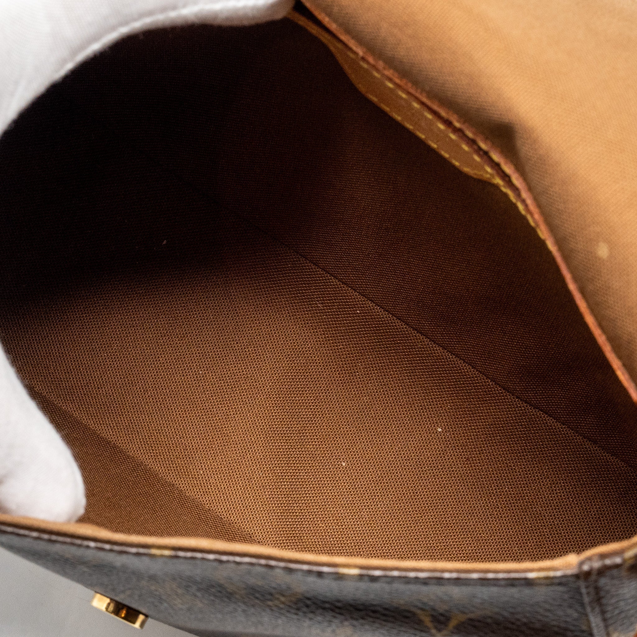 LOUIS VUITTON VINTAGE MINI LOOPING SHOULDER BAG MONOGRAM CANVAS GHW