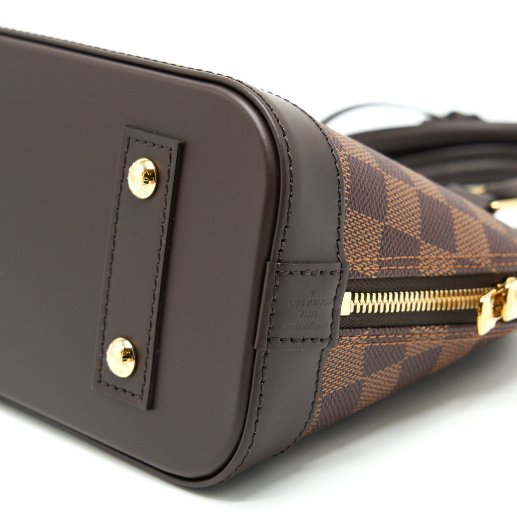 LOUIS VUITTON ALMA BB IN DAMIER EBENE
