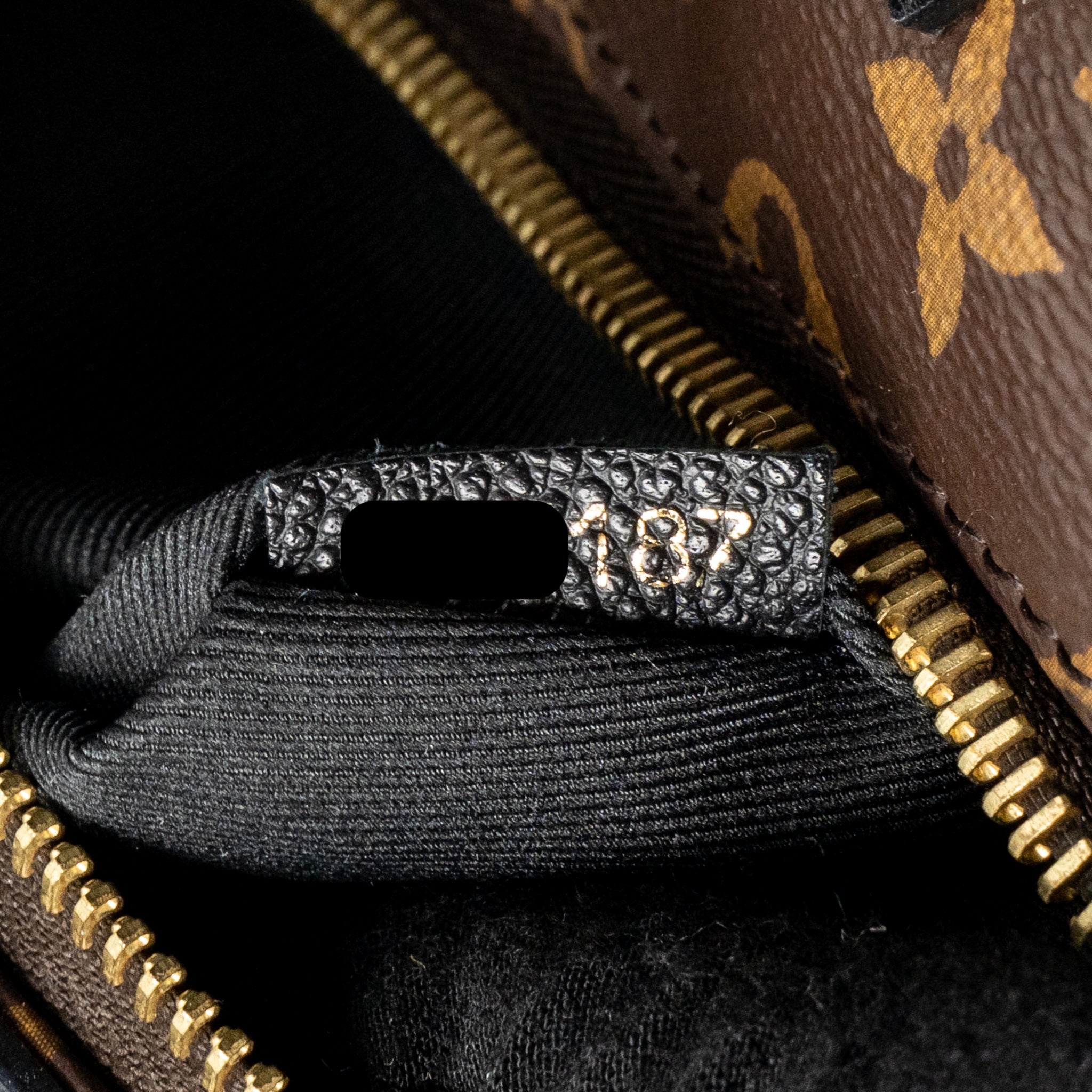 LOUIS VUITTON TOURNELLE PM MONOGRAM CANVAS BLACK GHW