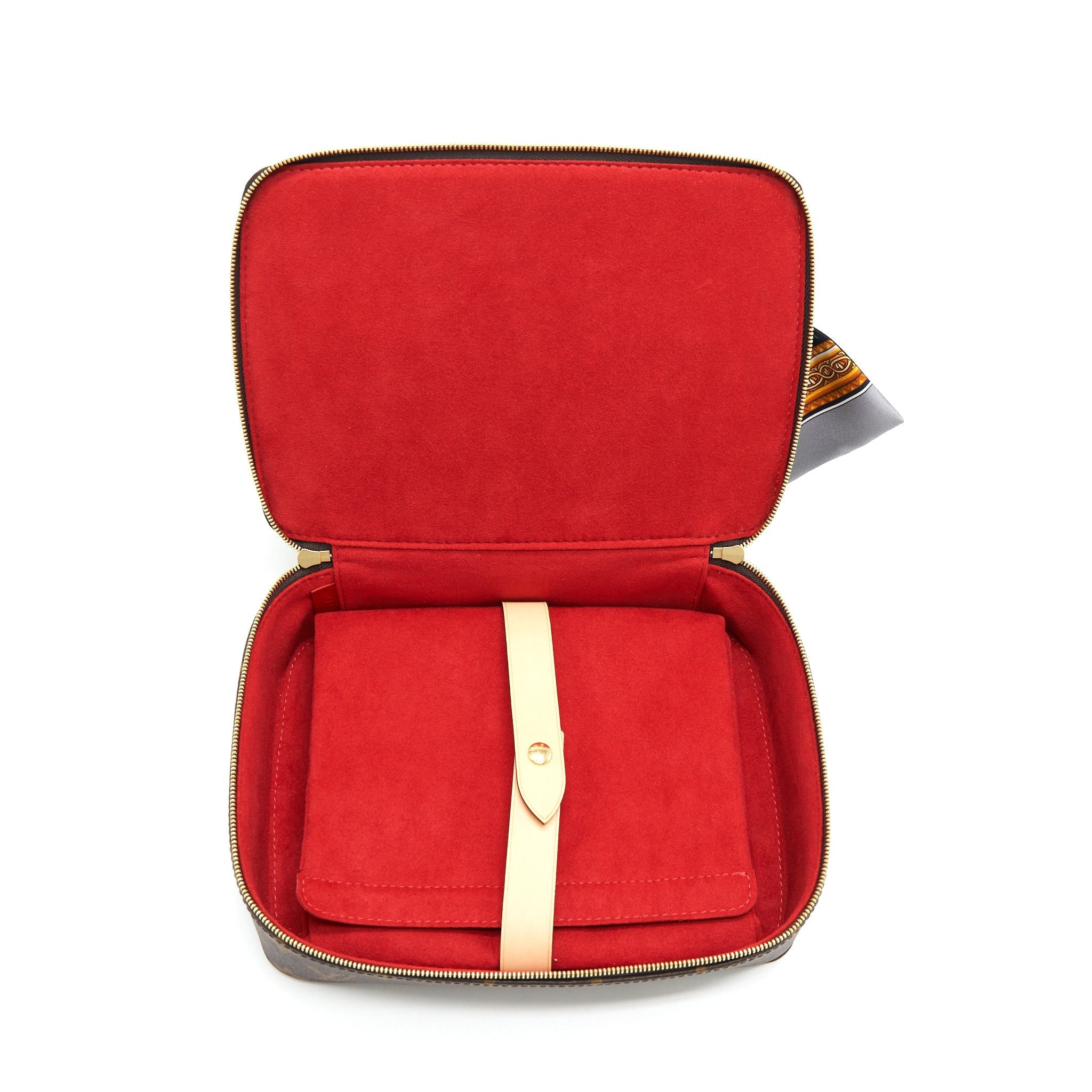 LOUIS VUITTON NICE JEWELLERY CASE WITH AN EXTRA BANDEAU