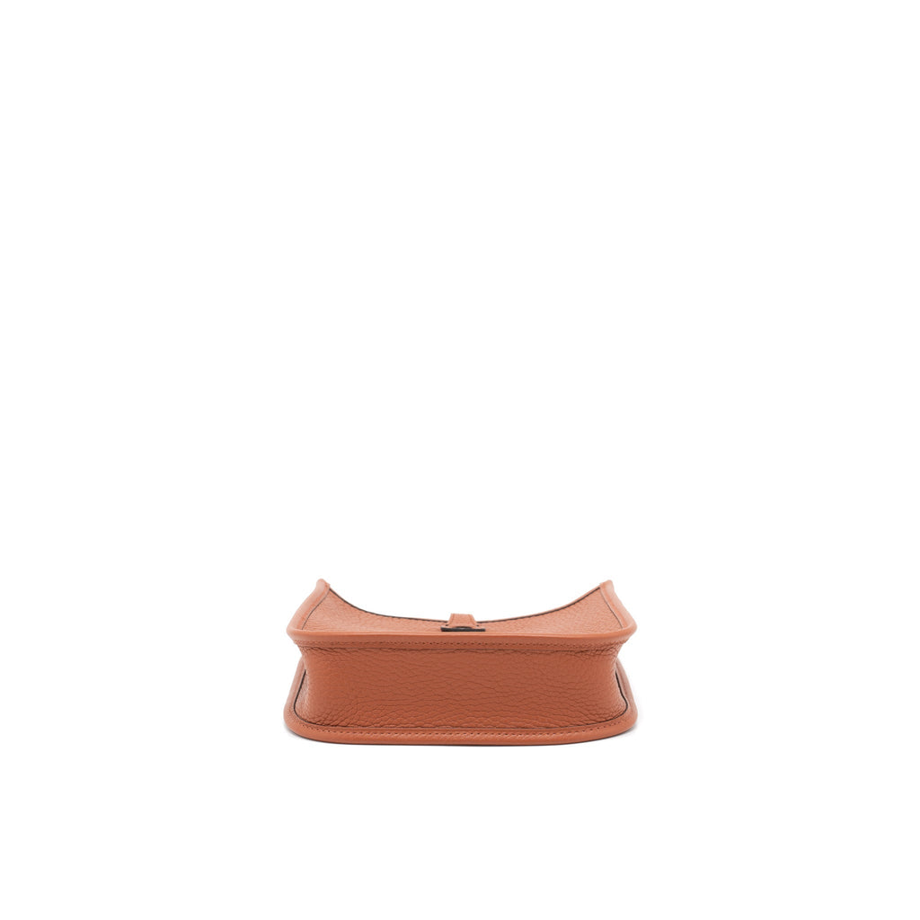 HERMES MINI EVELYN CLEMENCE CUIVRE/CHAI/NATA/BLUE BRUME GHW