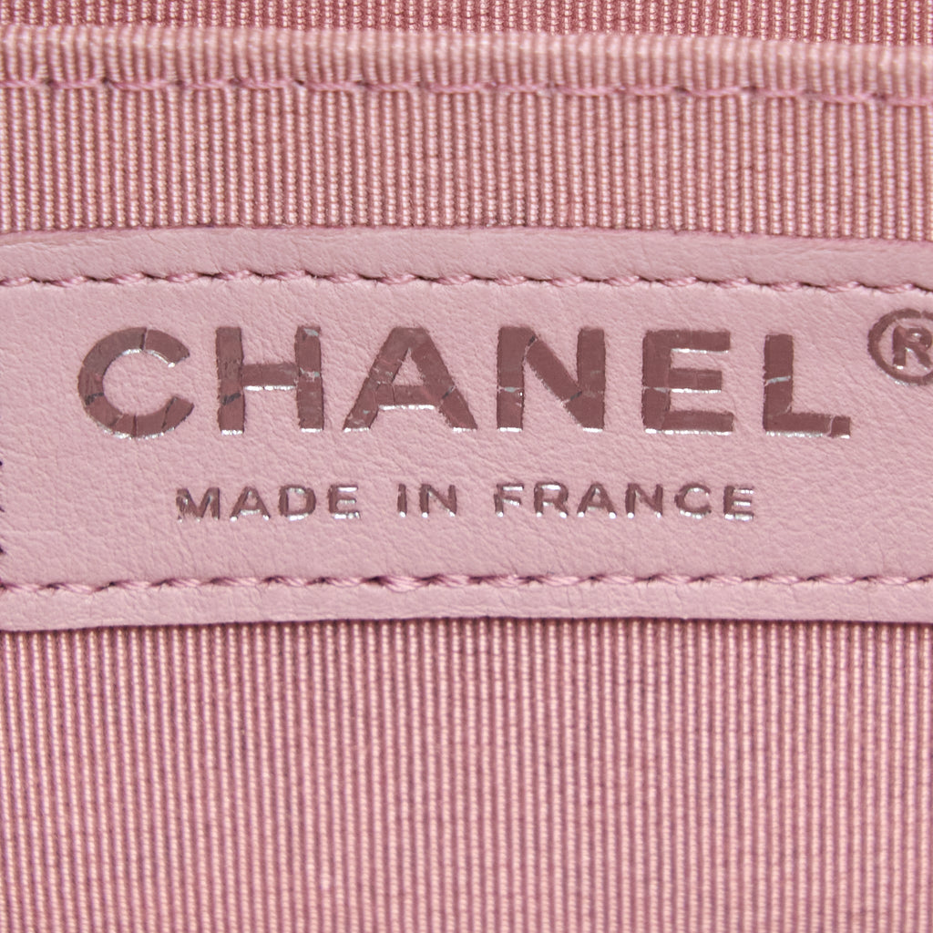 CHANEL SEASONAL MINI RECTANGULAR FLAP BAG TWEED PINK/MULTICOLOUR SHW