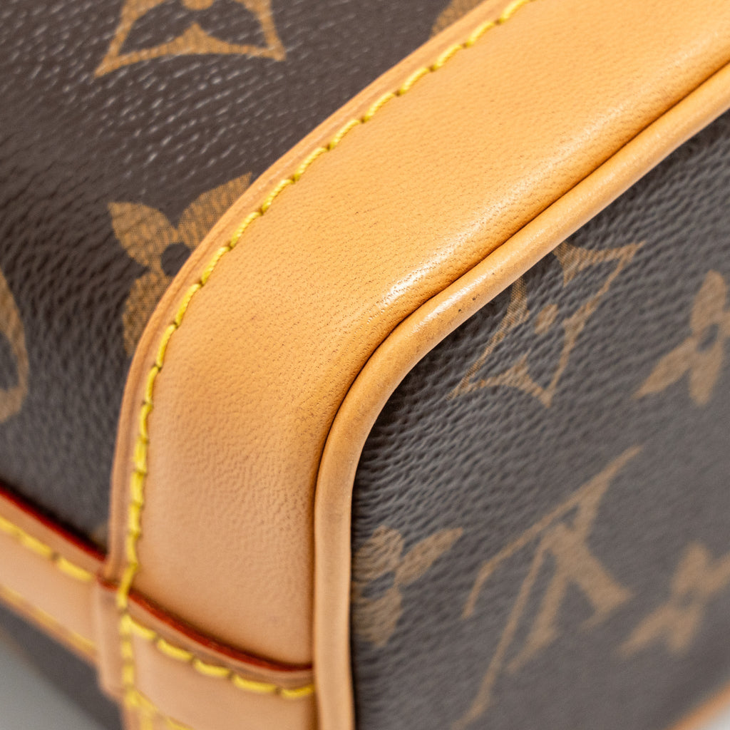 LOUIS VUITTON NANO NOE MONOGRAM CANVAS GHW