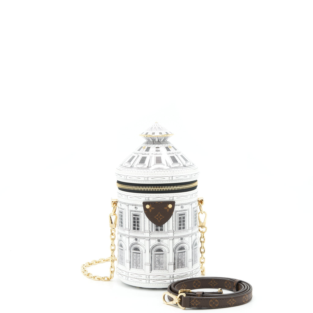 LOUIS VUITTON CANNES VASE ARCHITETTURA PATENT MULTICOLOUR GHW