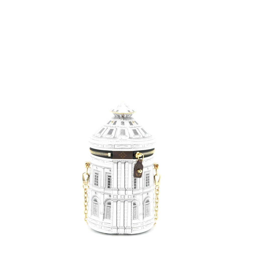 LOUIS VUITTON CANNES VASE ARCHITETTURA PATENT MULTICOLOUR GHW