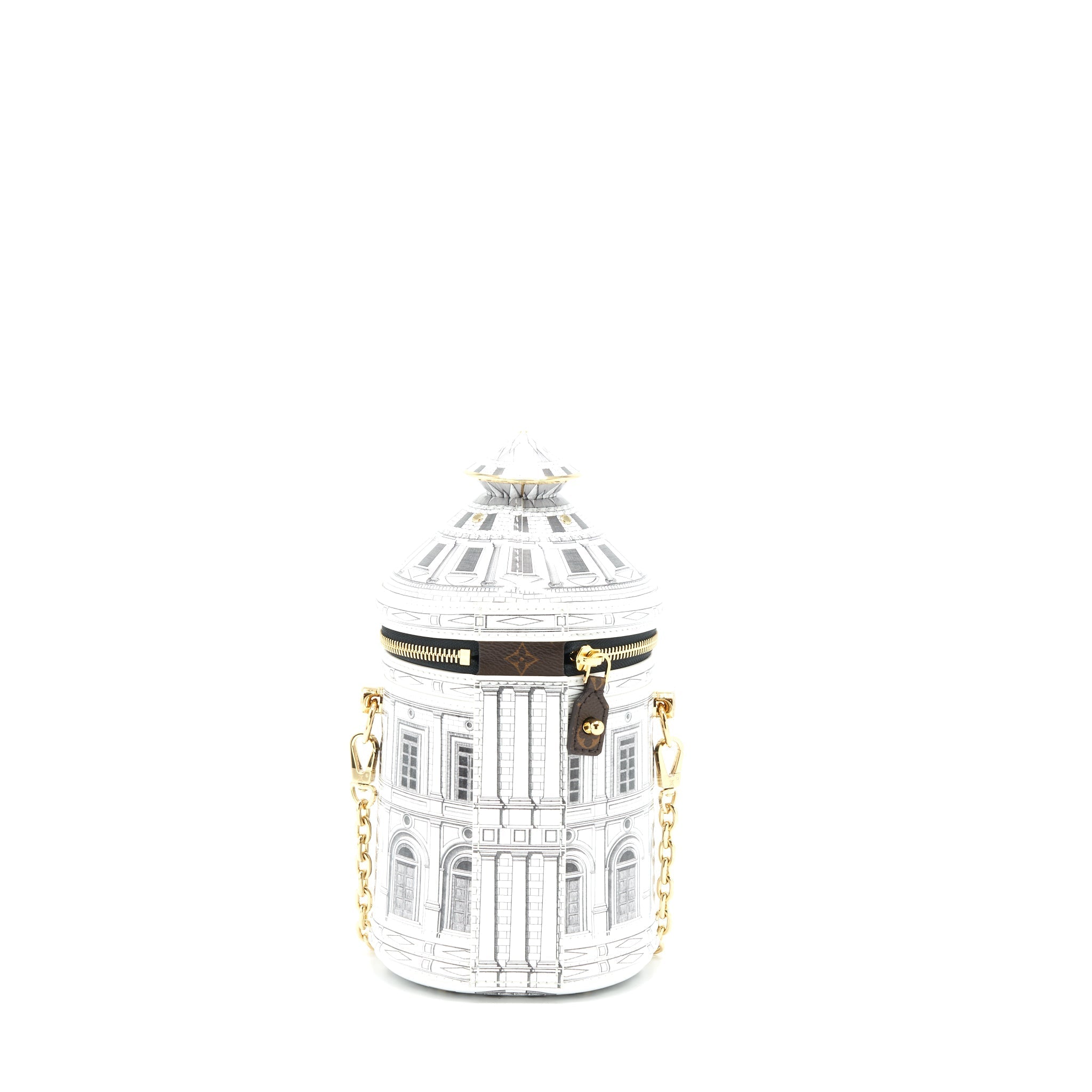 LOUIS VUITTON CANNES VASE ARCHITETTURA PATENT MULTICOLOUR GHW
