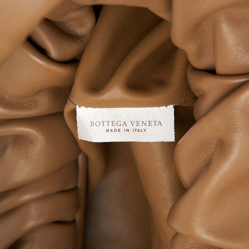 BOTTEGA VENETA SHOULDER POUCH CAMEL
