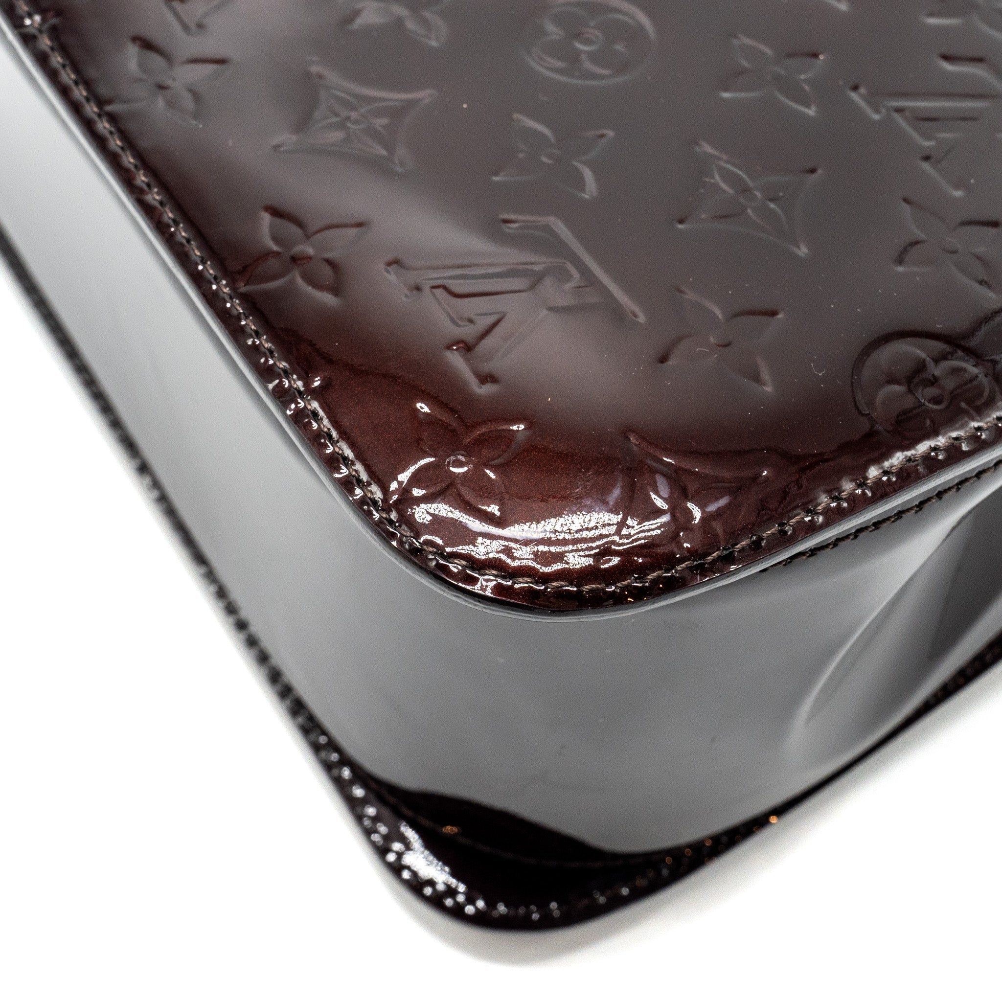 LOUIS VUITTON MIRANDA BAG MONOGRAM VERNIS AMARANTE GHW