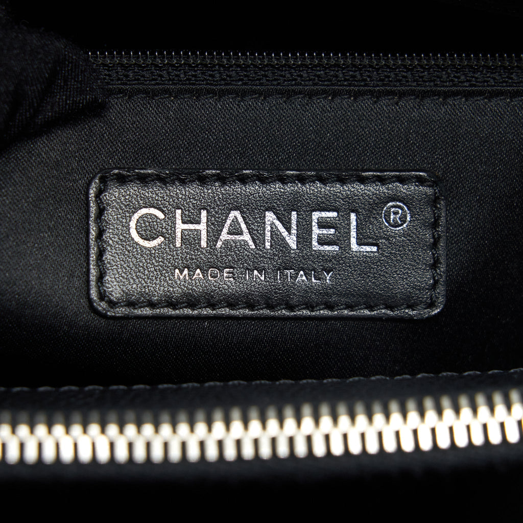 CHANEL GRAND SHOPPING TOTE CAVIAR BLACK SHW