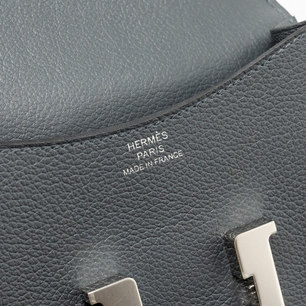 HERMES CONSTANCE SLIM EVERCOLOR GRIS MISTY/BEIGE MARFA SHW