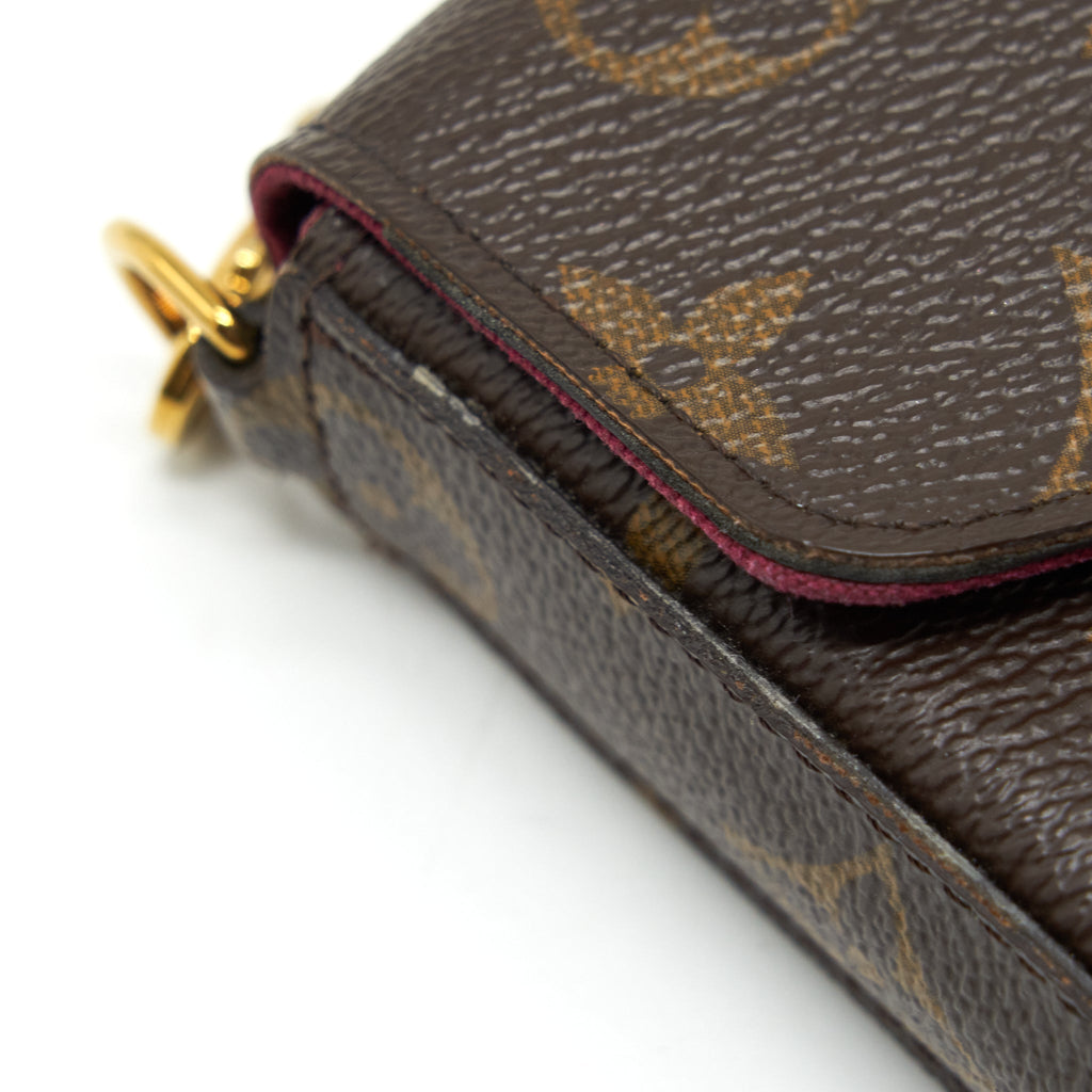 LOUIS VUITTON FELICIE POCHETTE MONOGRAM CANVAS GHW