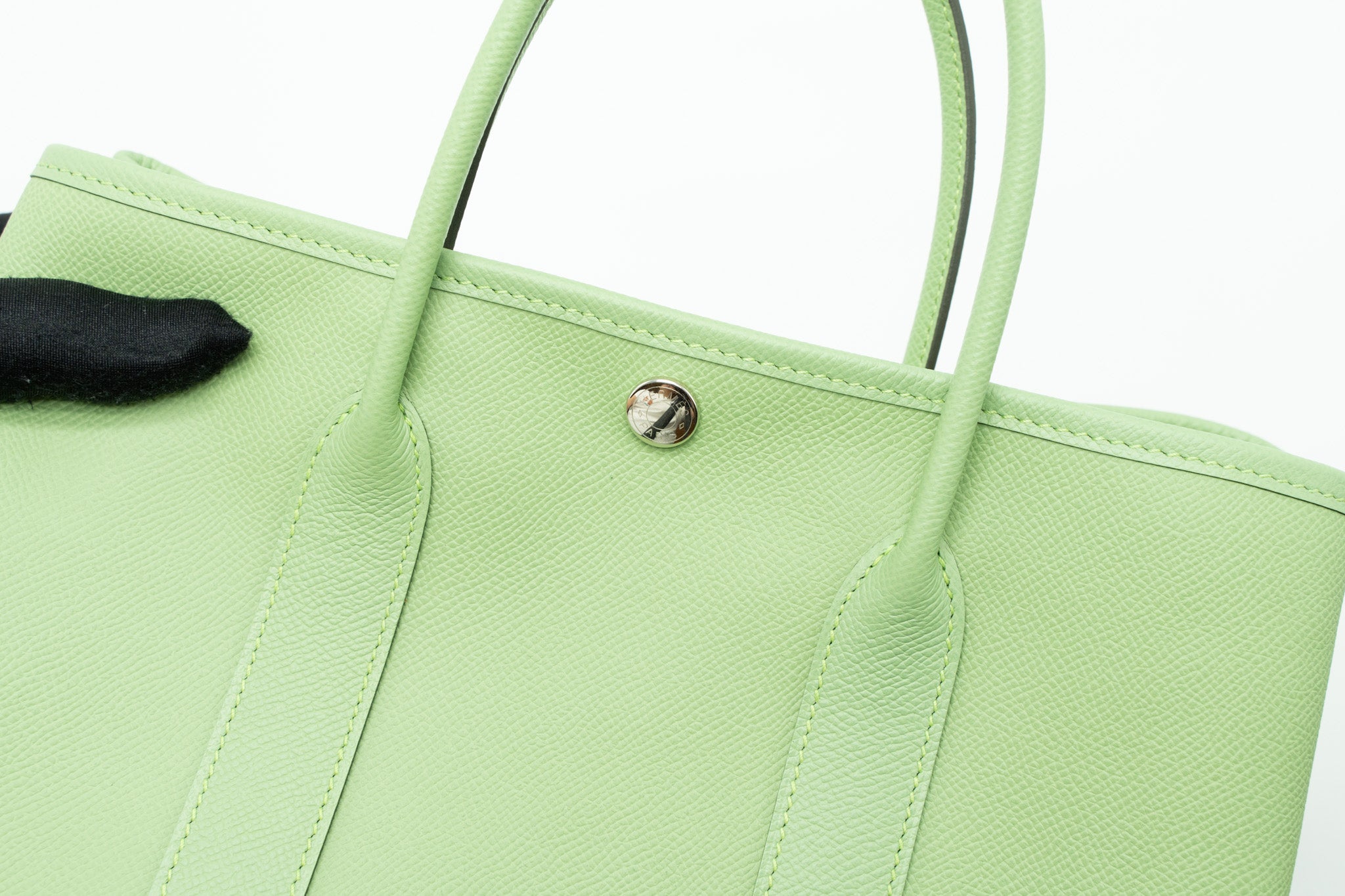 HERMES GARDEN PARTY 30 EPSOM VERT CRIQUET SHW